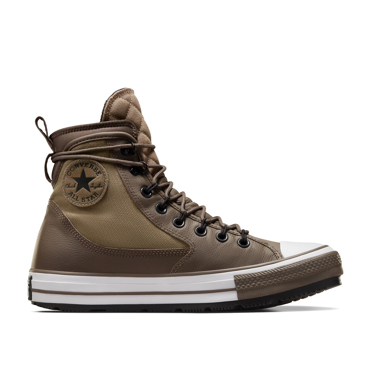 Converses on sale cuir marron