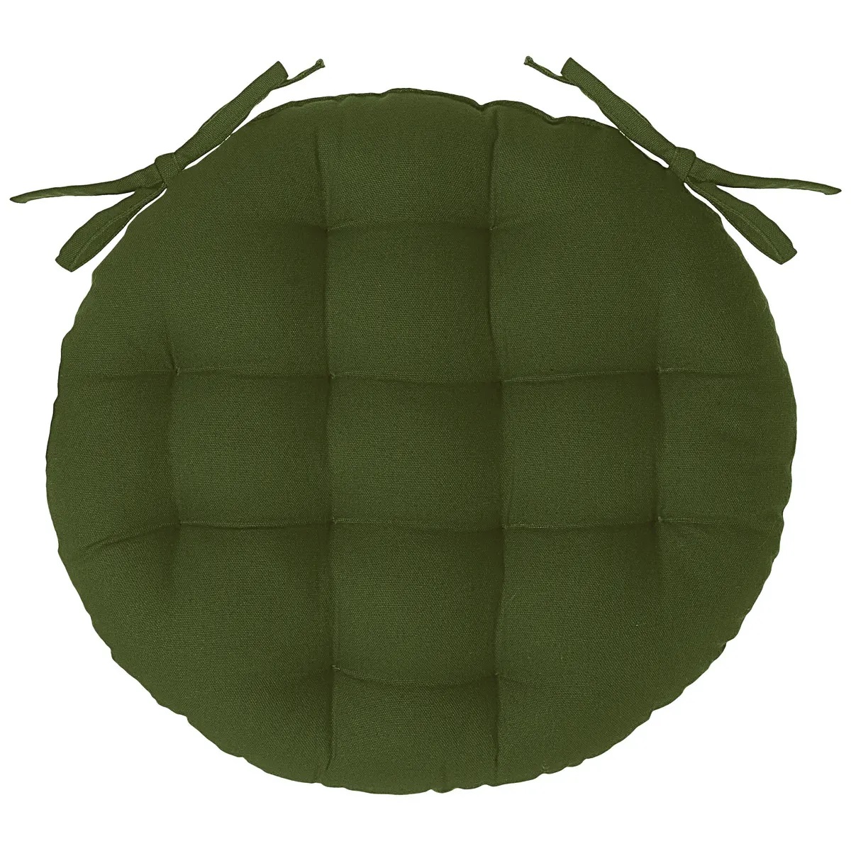 Galette de chaise matelassée ronde, EDEN