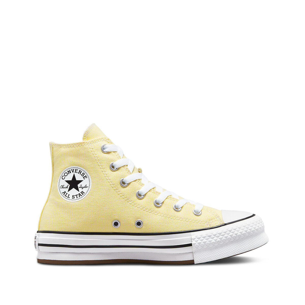 Converse jaune montante best sale