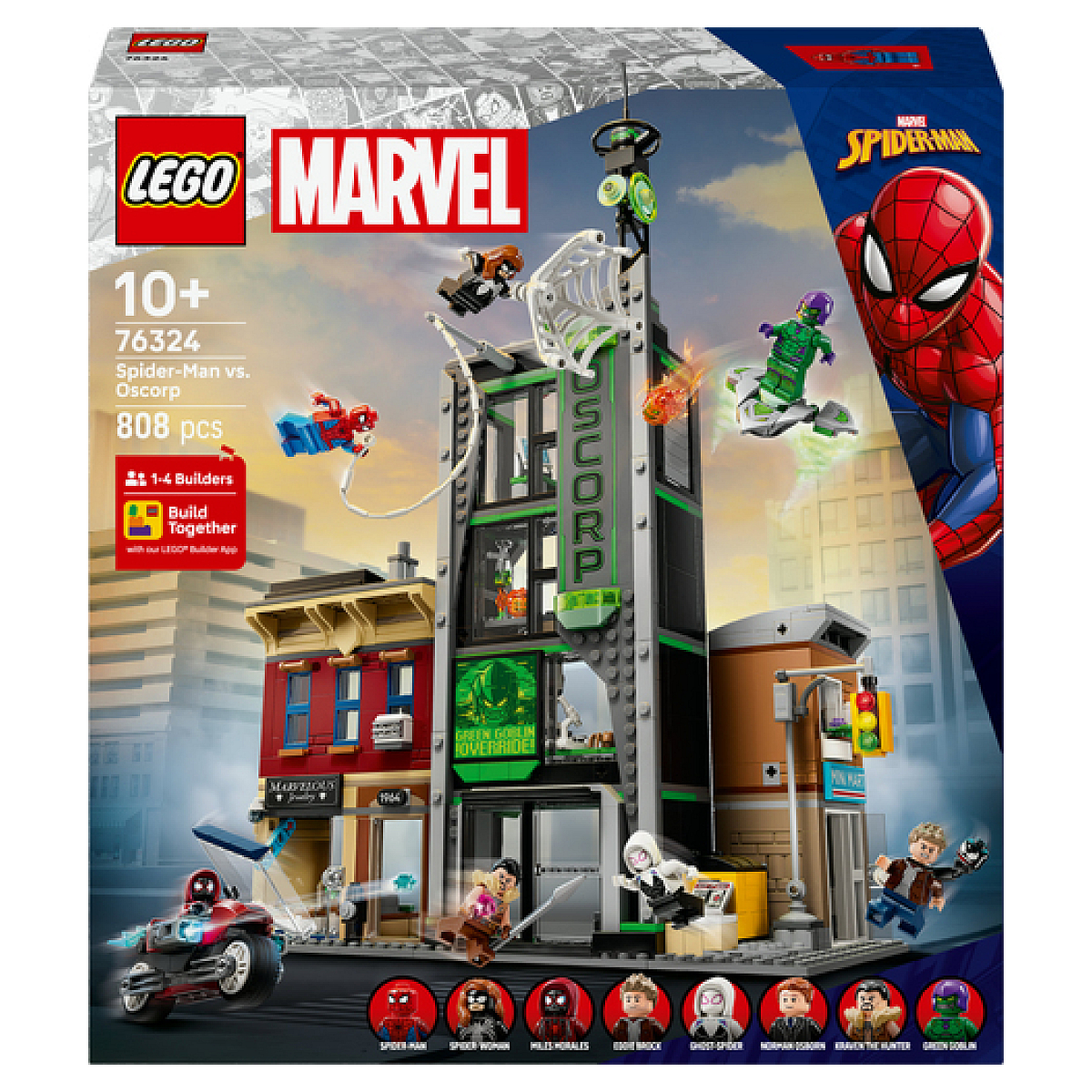 76324 Spider-Man contre Oscorp, LEGO