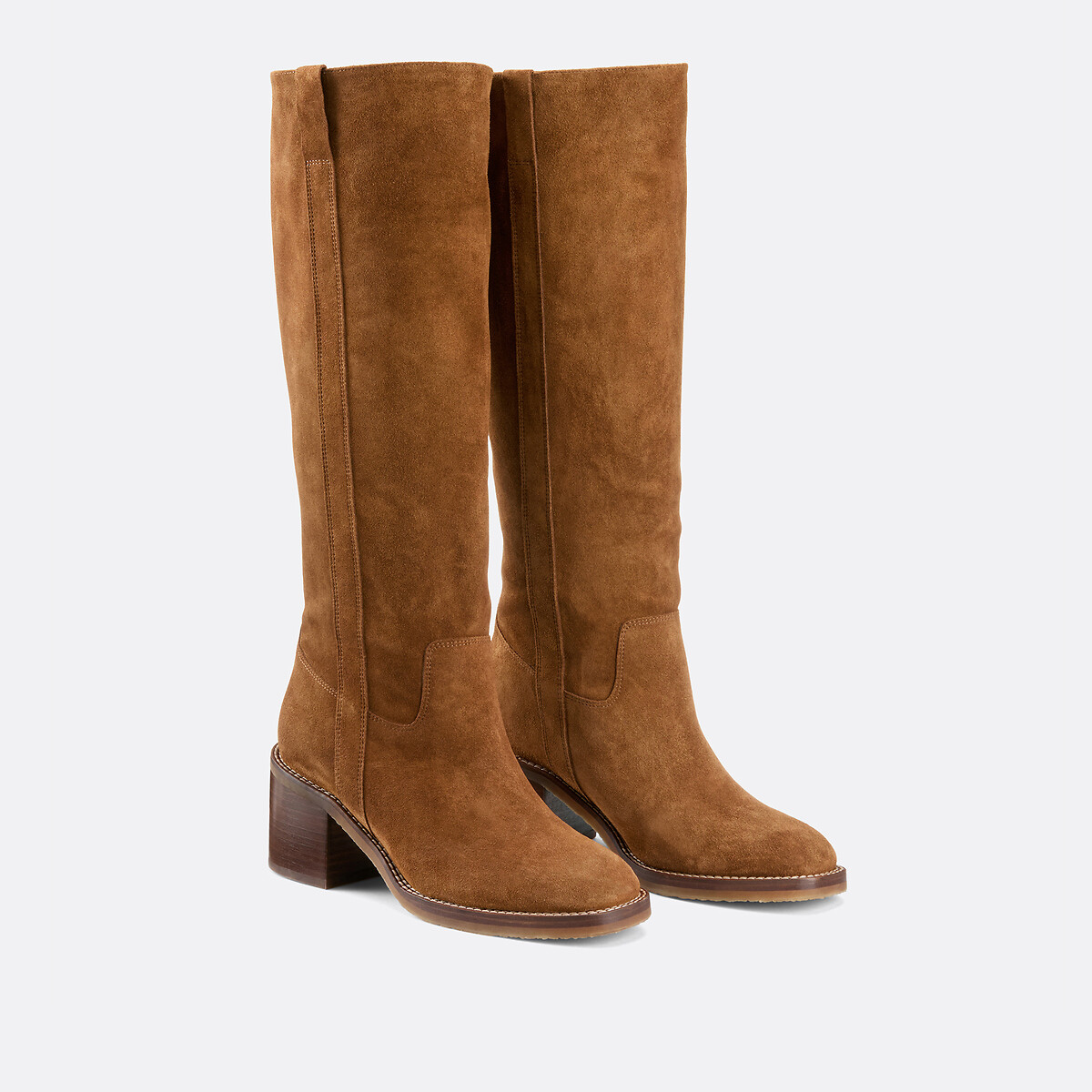 2024 Nuove Scarpe da Donna Slip-on Stivali da Donna Moda Cuco Stivali Quotidiani Donna Venda Calda Punta Rotonda Tacco Quadrato Stivaletti  322