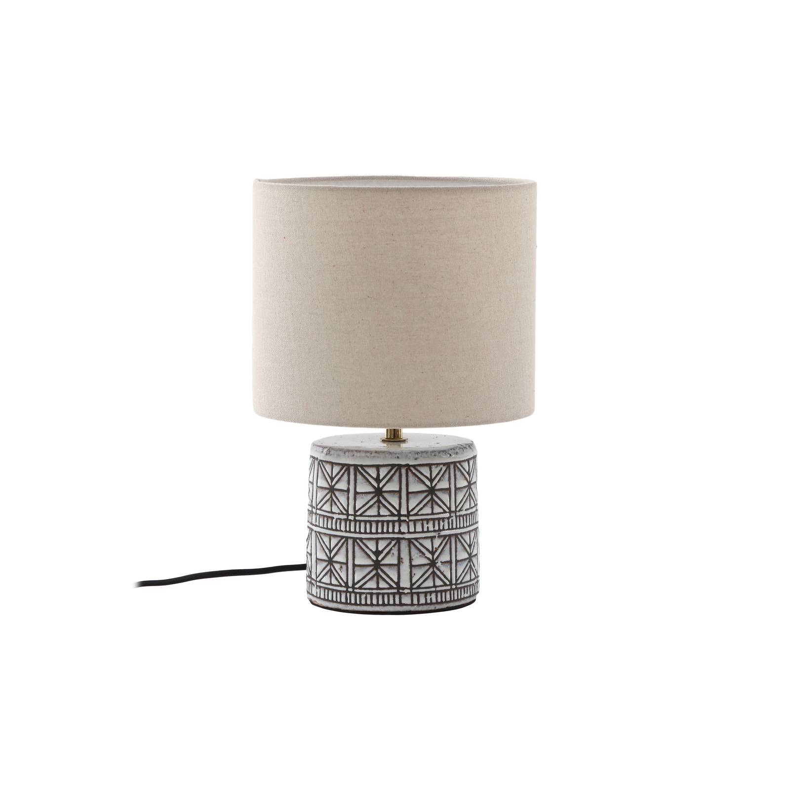 Lampe à poser en céramique scandinave, LUCANDE