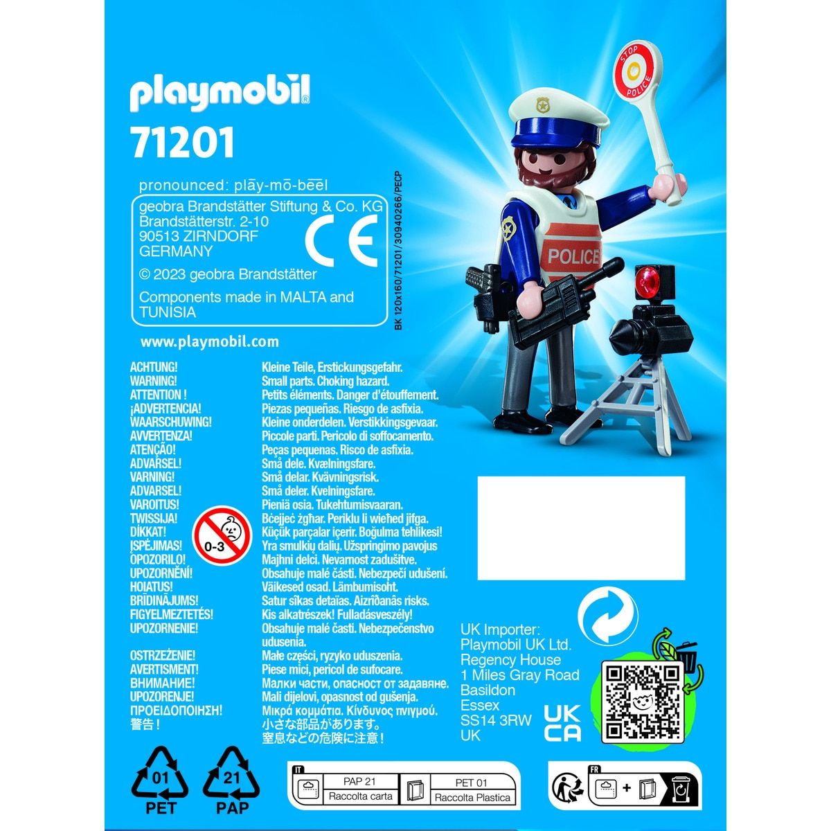 Playmobil City Action 71201 Traffic Police