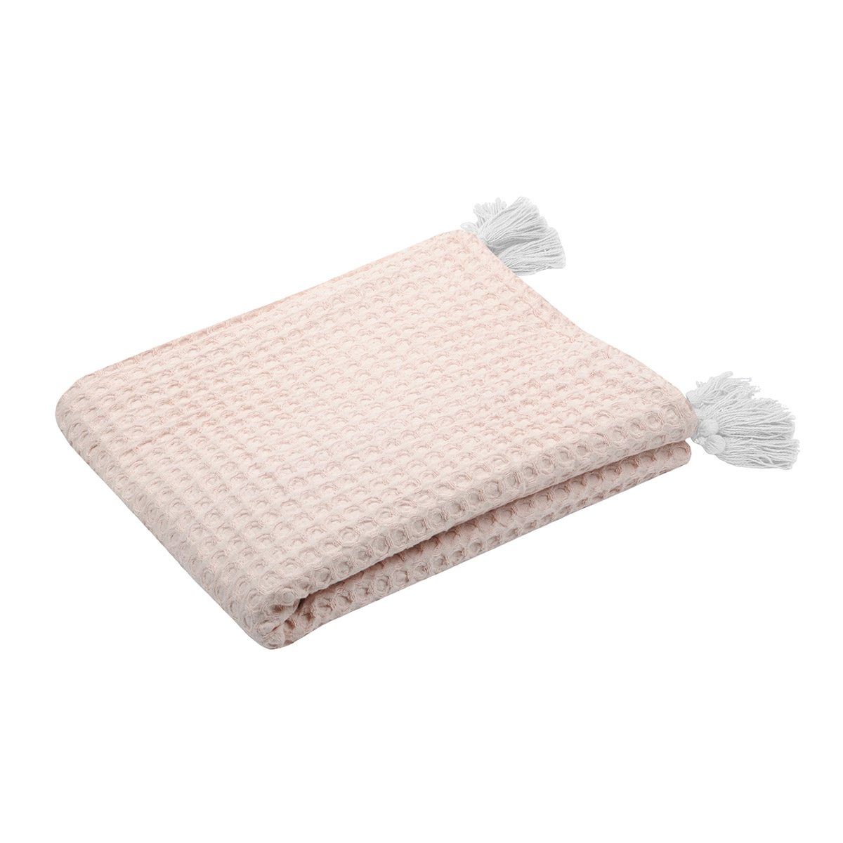 Plaid Rose Poudre La Redoute