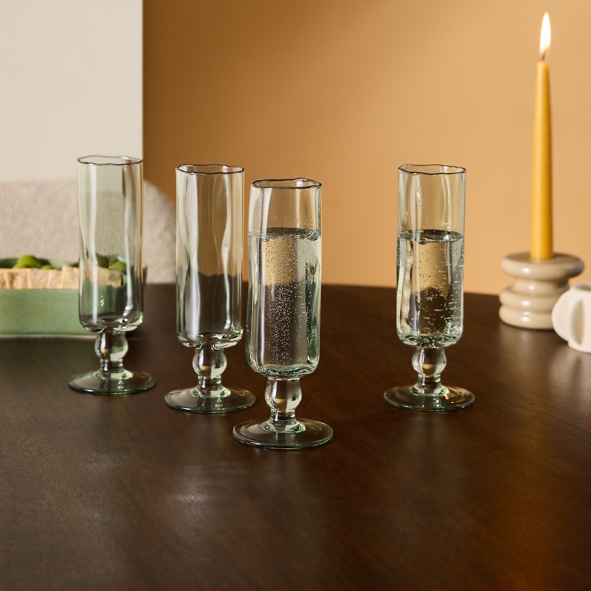 MADE.COM Set of 4 Afonso Champagne Flutes, MADE