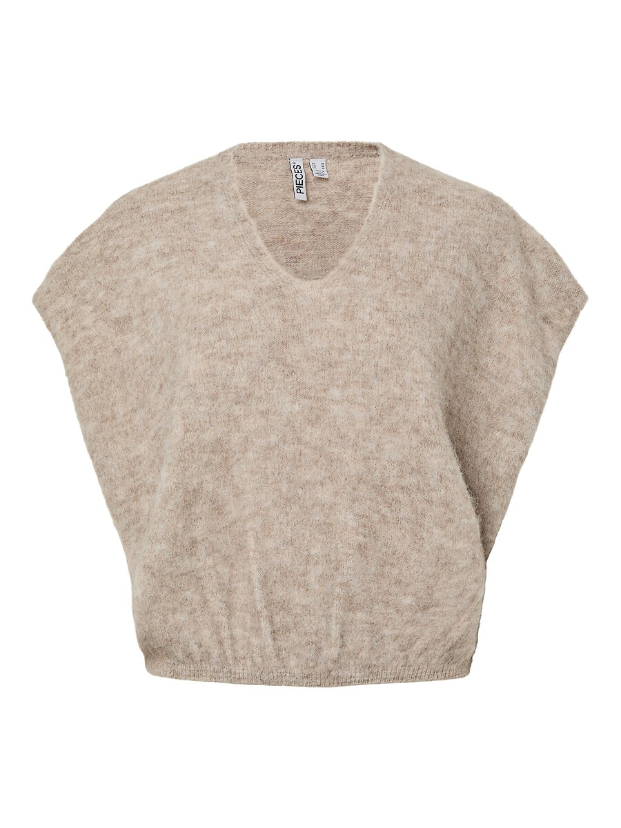 Pull sans manches à col V, PIECES
