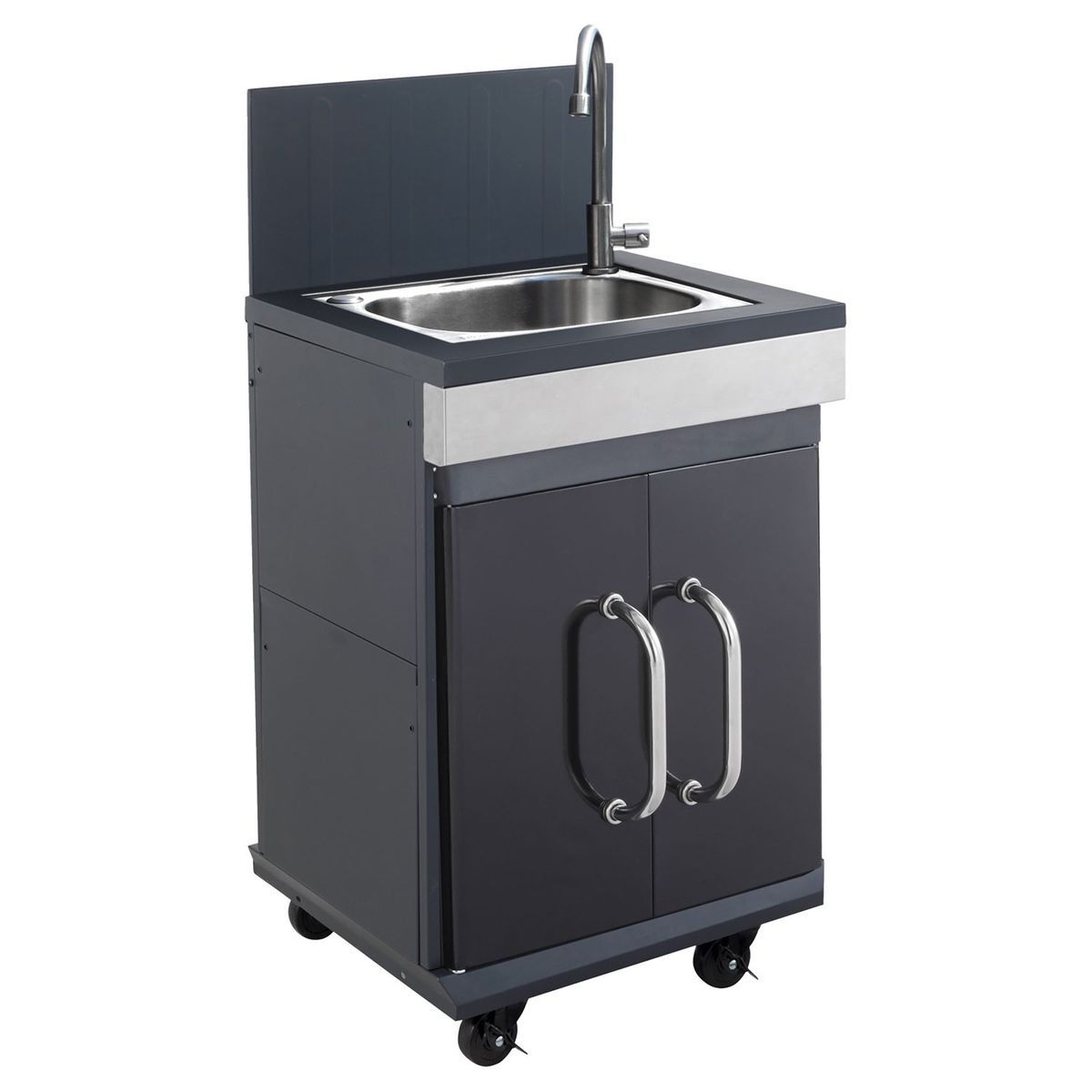 Desserte De Barbecue FIDGI Cook'in Garden - 60x51.5x108 Cm - Métal/Inox