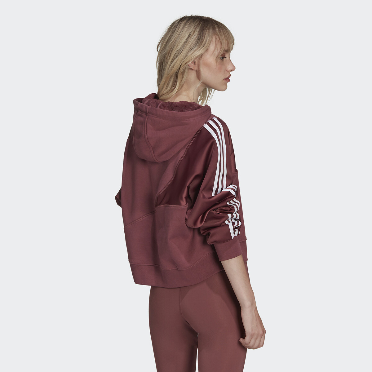 Originals cropped hotsell hoodie maroon