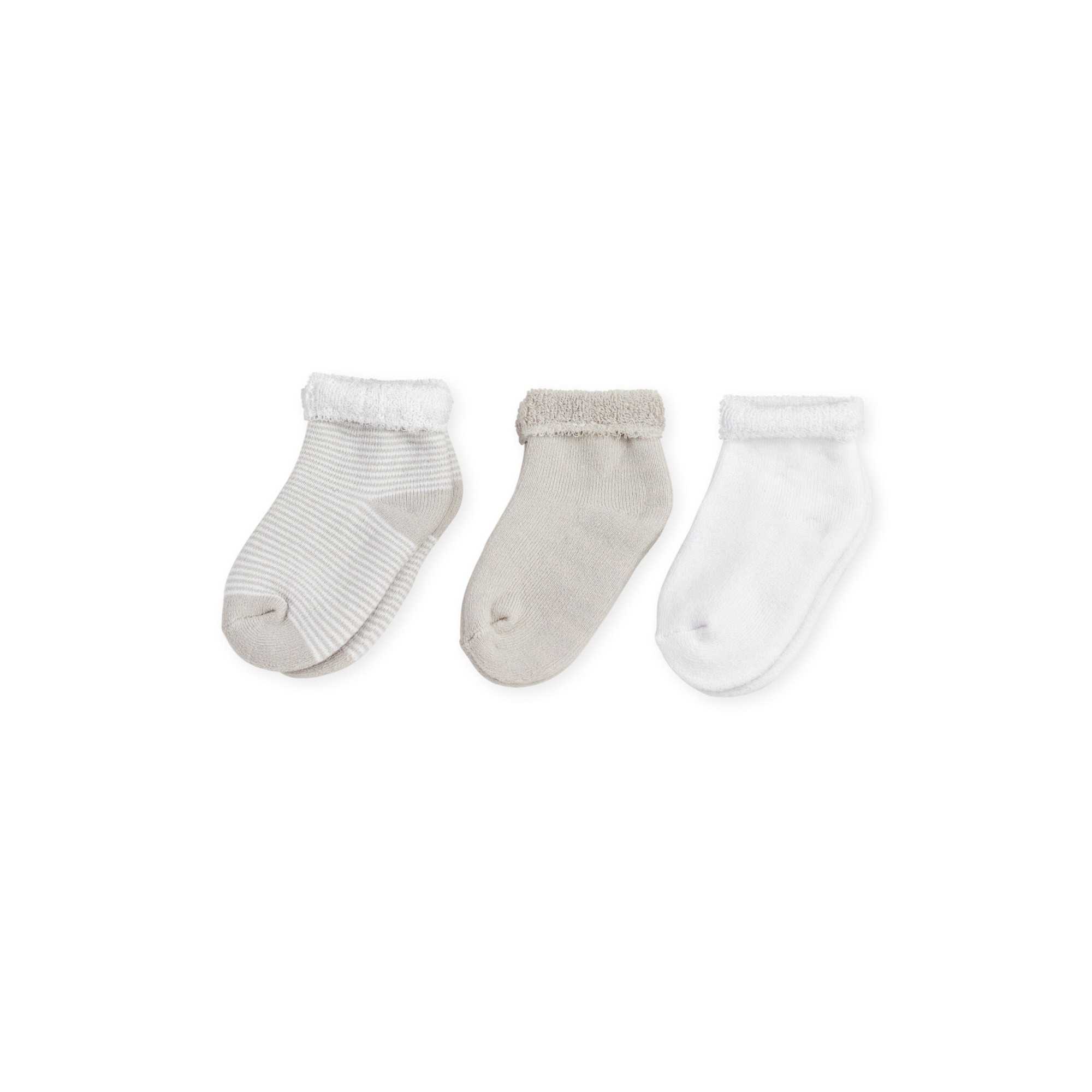Lot de 3 paires de chaussettes bébé, TROIS KILOS SEPT