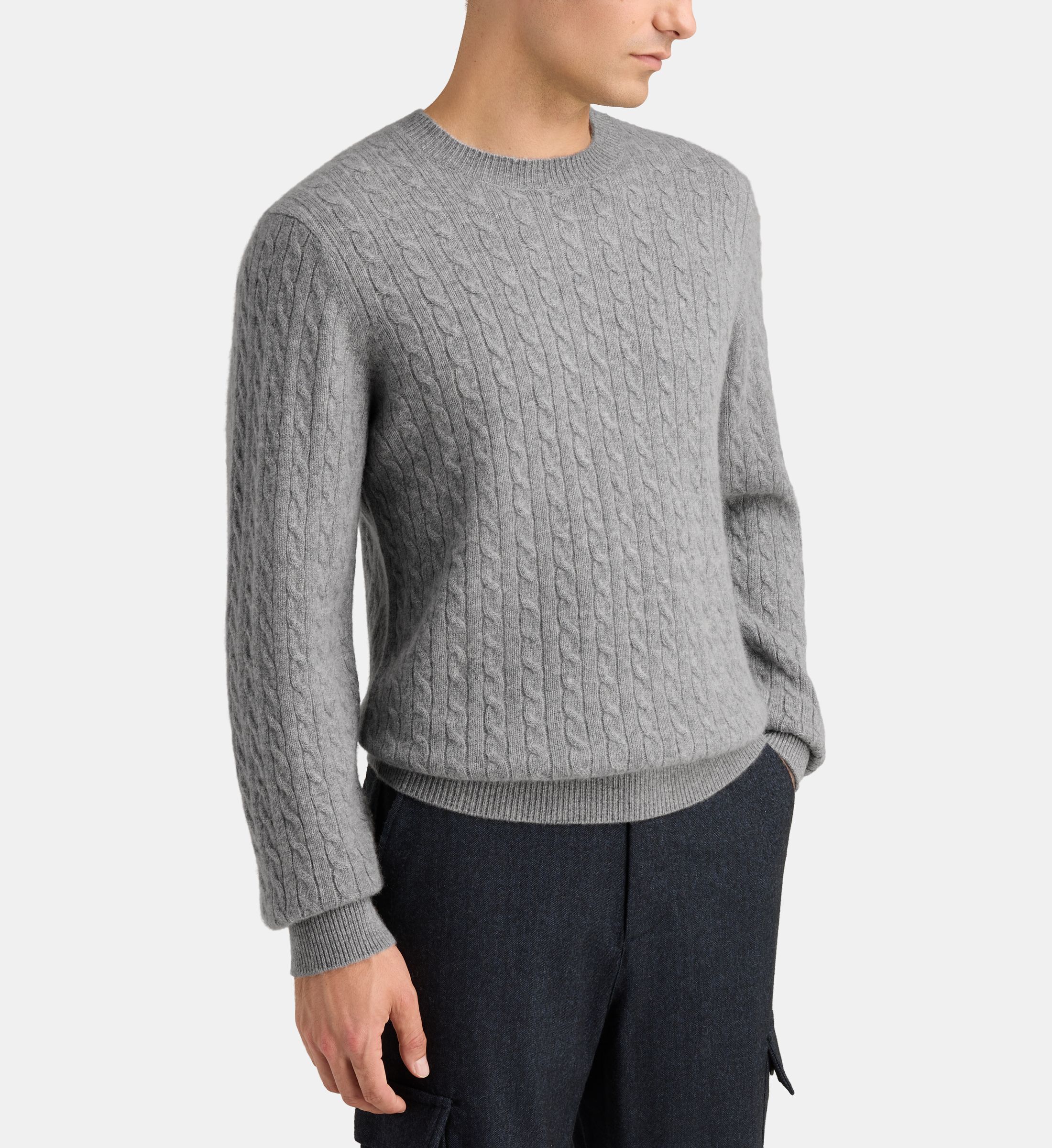 Pull droit cachcables torsadé cachemire, GALERIES LAFAYETTE