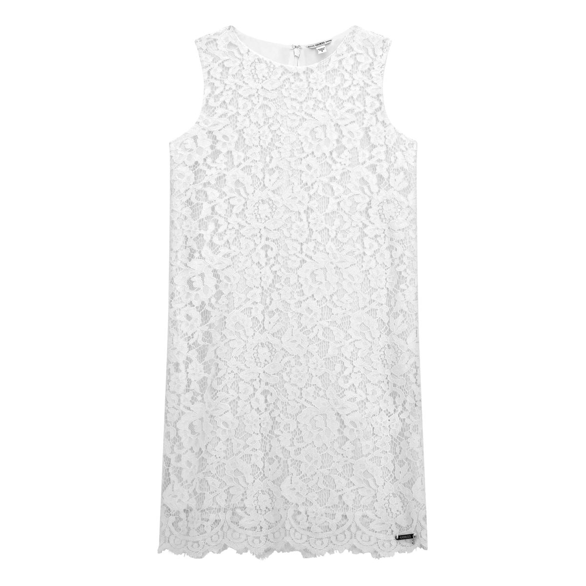 Robe blanche dentelle fille La Redoute