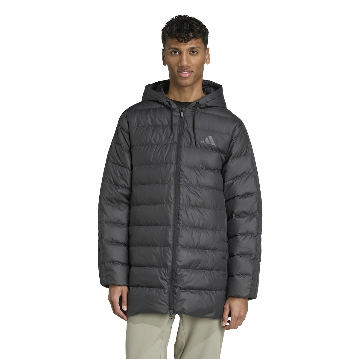 Doudoune à capuche légère Essentials 3 Stripes, ADIDAS SPORTSWEAR
