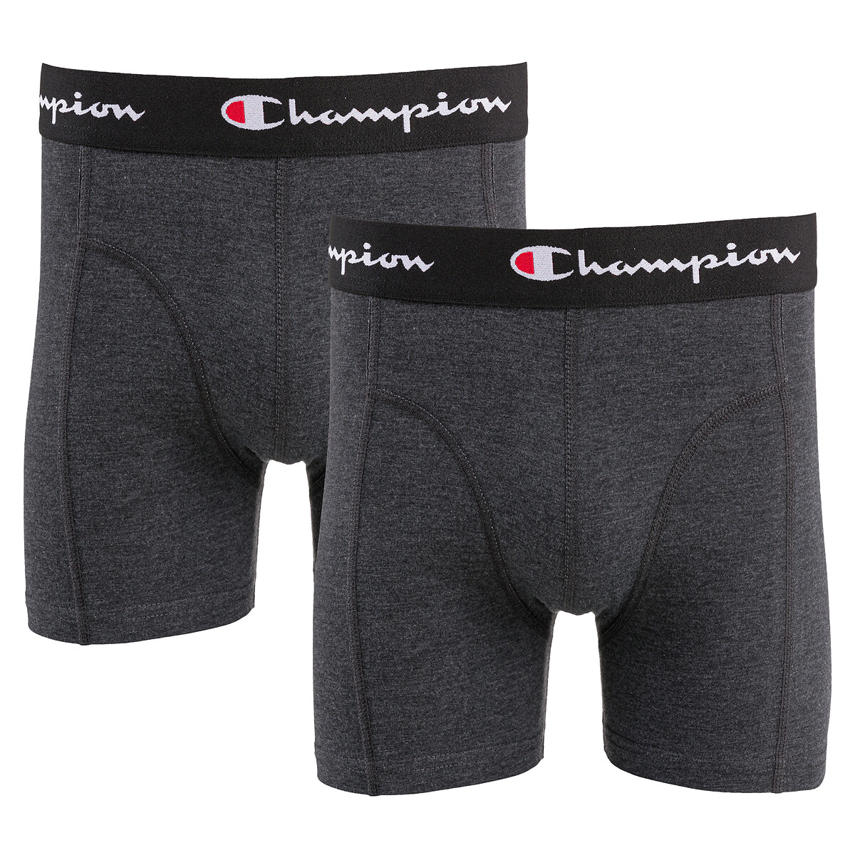 Pack of 2 basic plain hipsters in cotton Champion