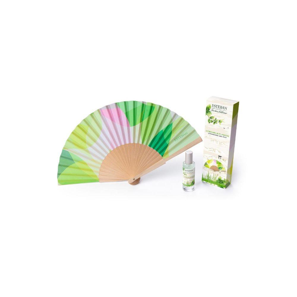 Parfum d'intérieur - Éventail parfumé Citronnelle et Menthe, ESTEBAN