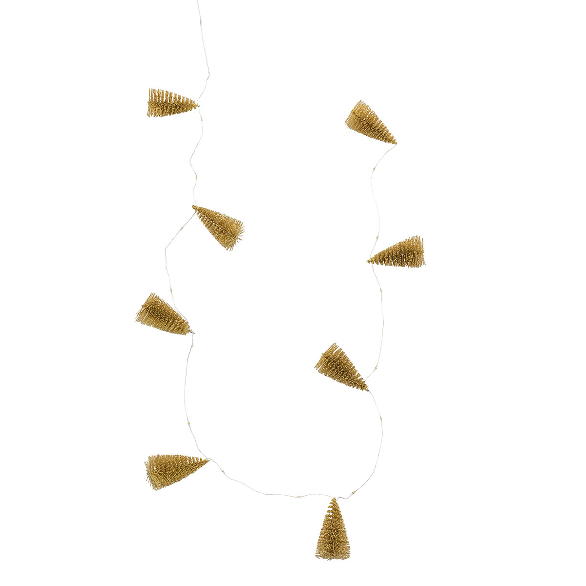 150cm Gold Brush Tree Garland with LED Lights, SO'HOME