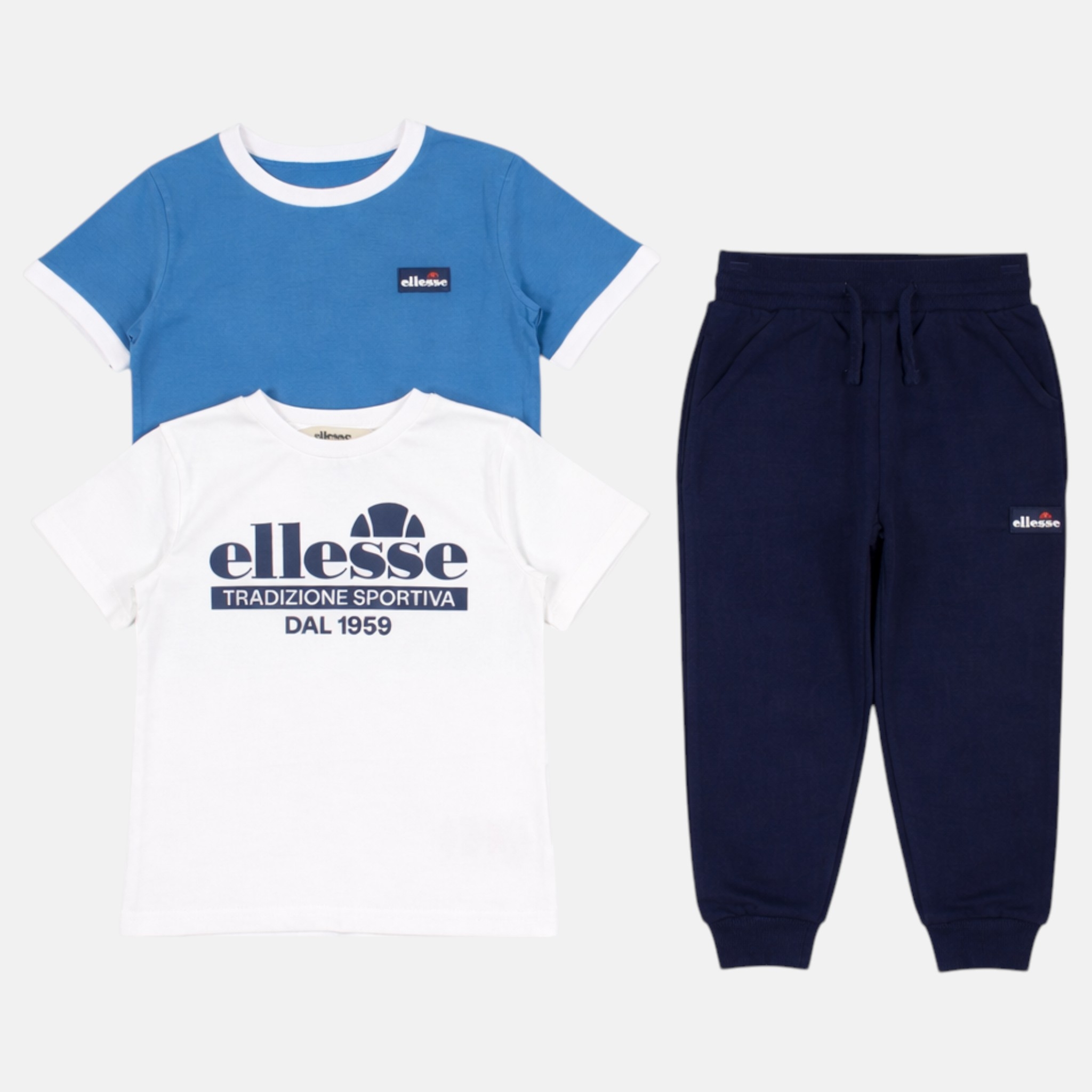 Lot de 2 t-shirts manches courtes et pantalon de jogging TEAM, ELLESSE