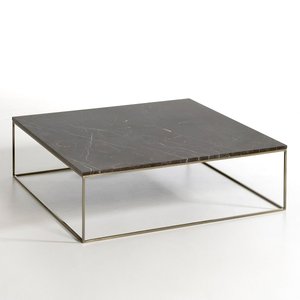 Mahaut Marble & Aged Brass Metal Coffee Table AM.PM image