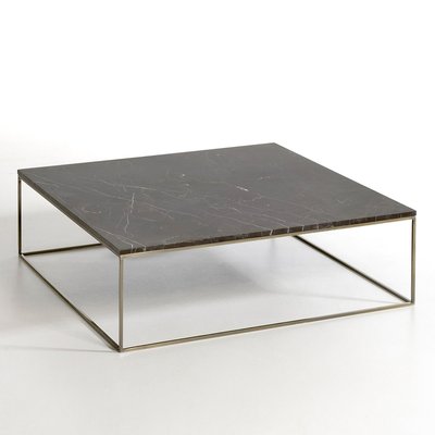 Mahaut Marble & Aged Brass Metal Coffee Table AM.PM