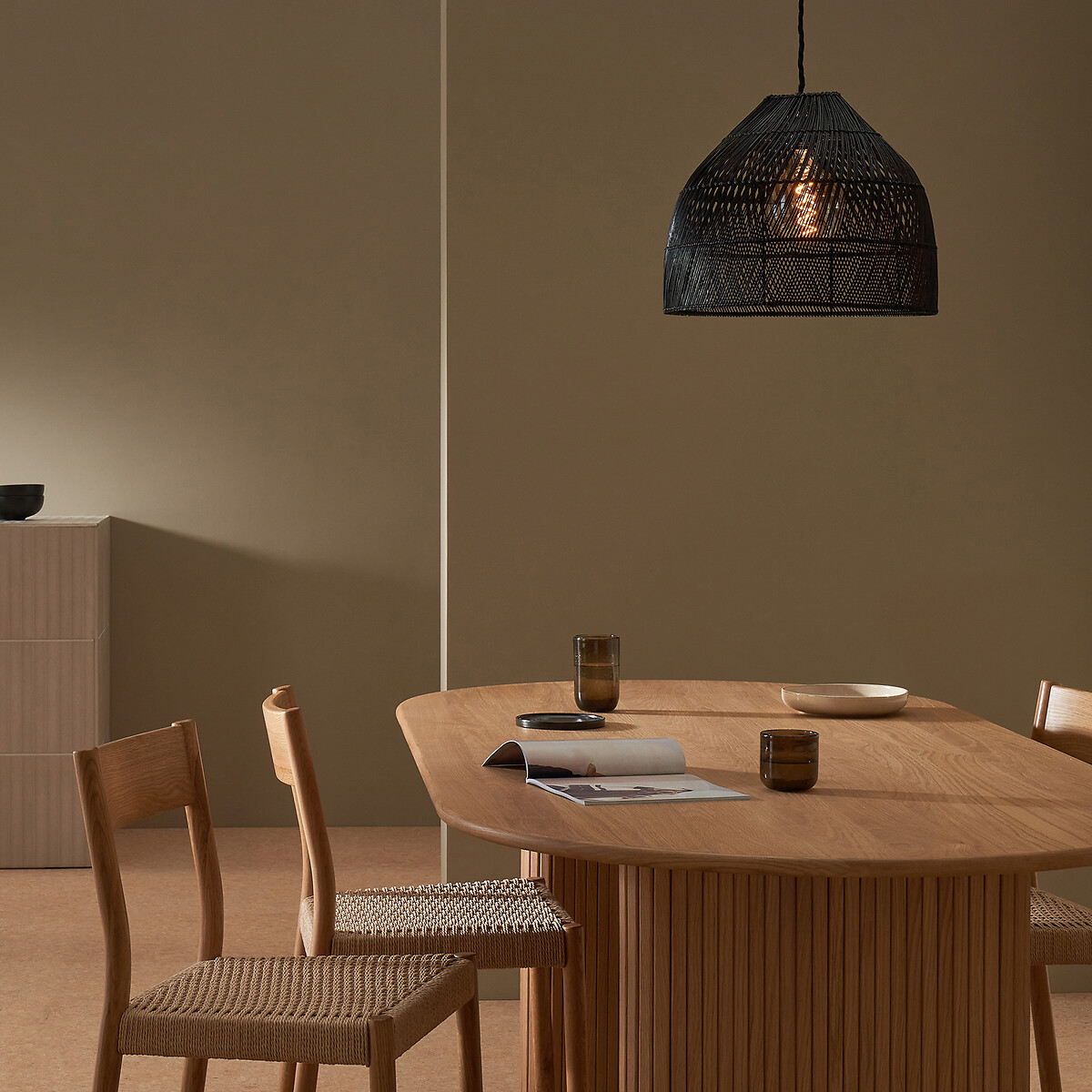 MADE.COM Java Small Woven Easyfit Pendant Light Shade, MADE