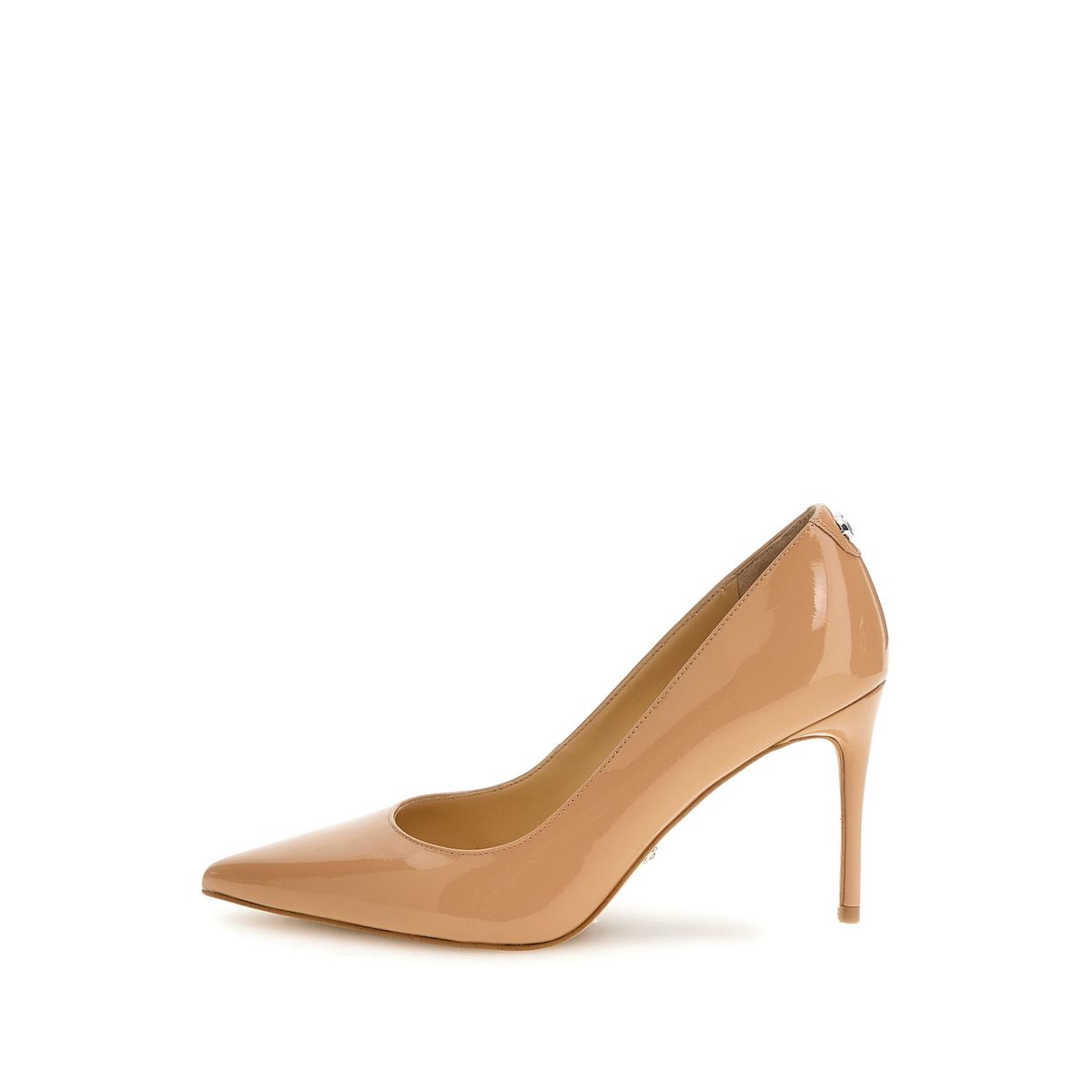 Escarpin shop beige vernis