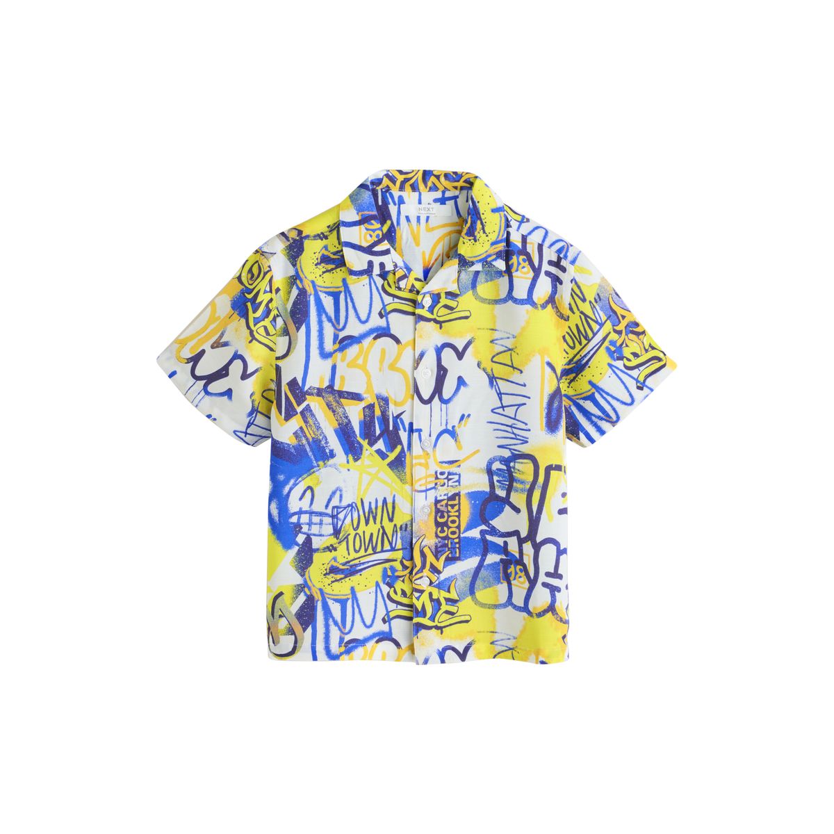 Chemise à manches courtes et motif graffiti, NEXT