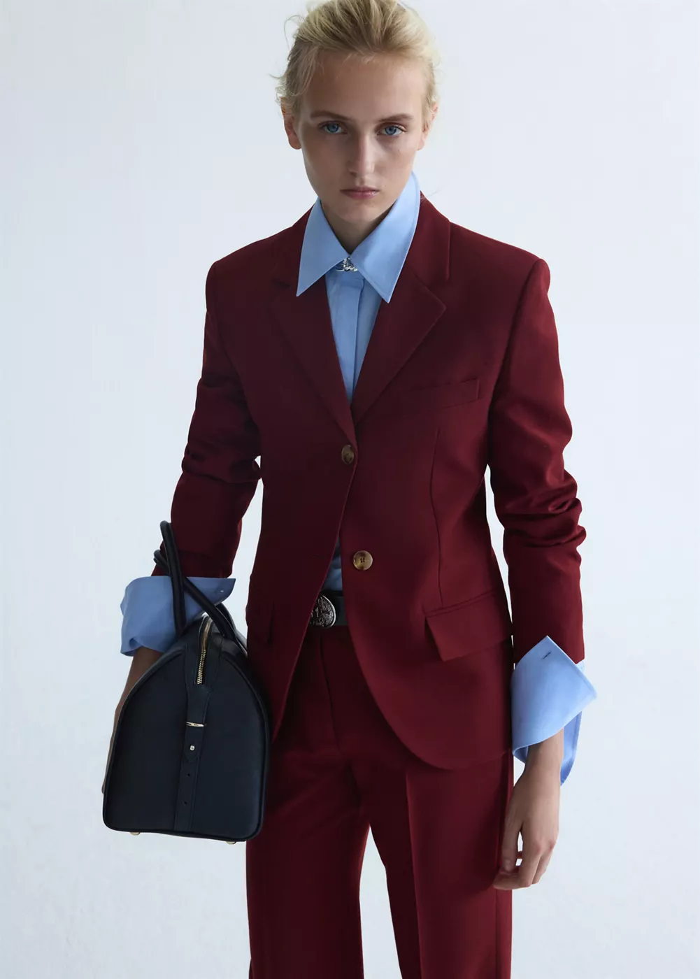 Blazer costume laine, MANGO