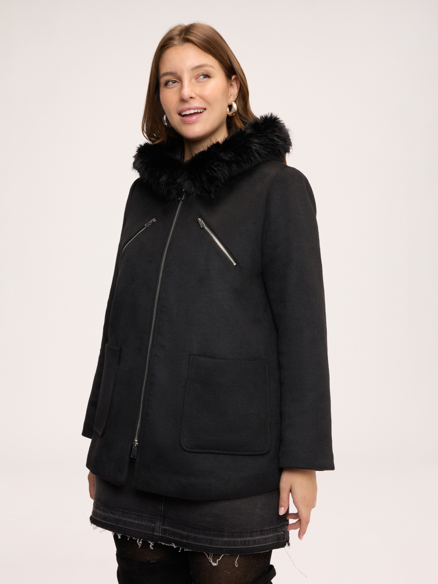 Parka à capuche, FIORELLA RUBINO