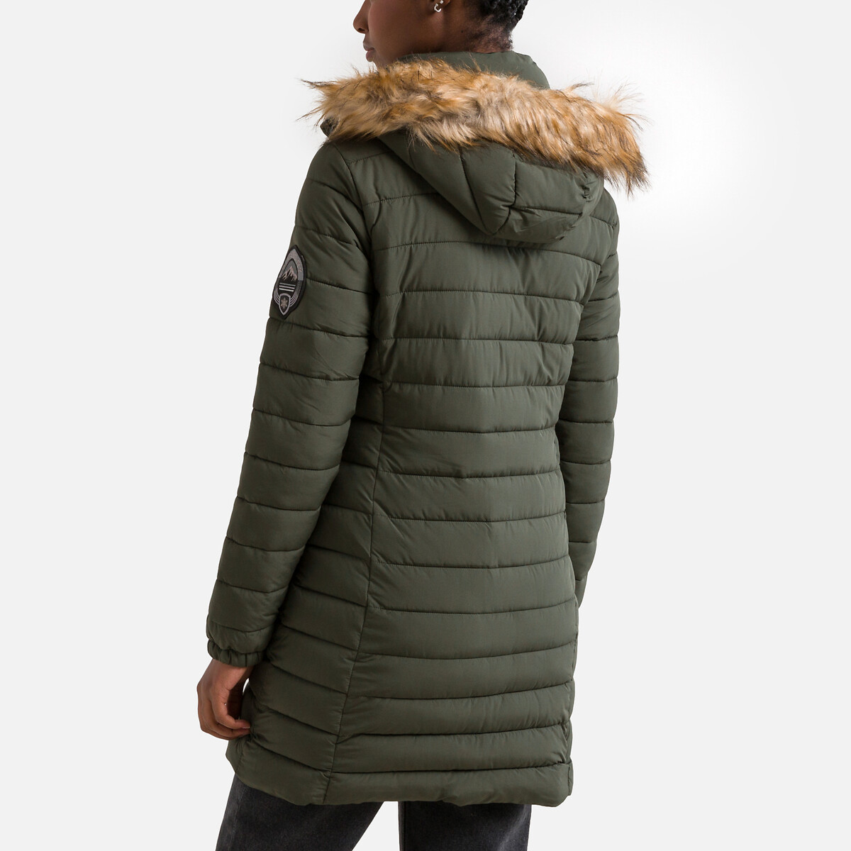 Chevron faux fur on sale super fuji jacket