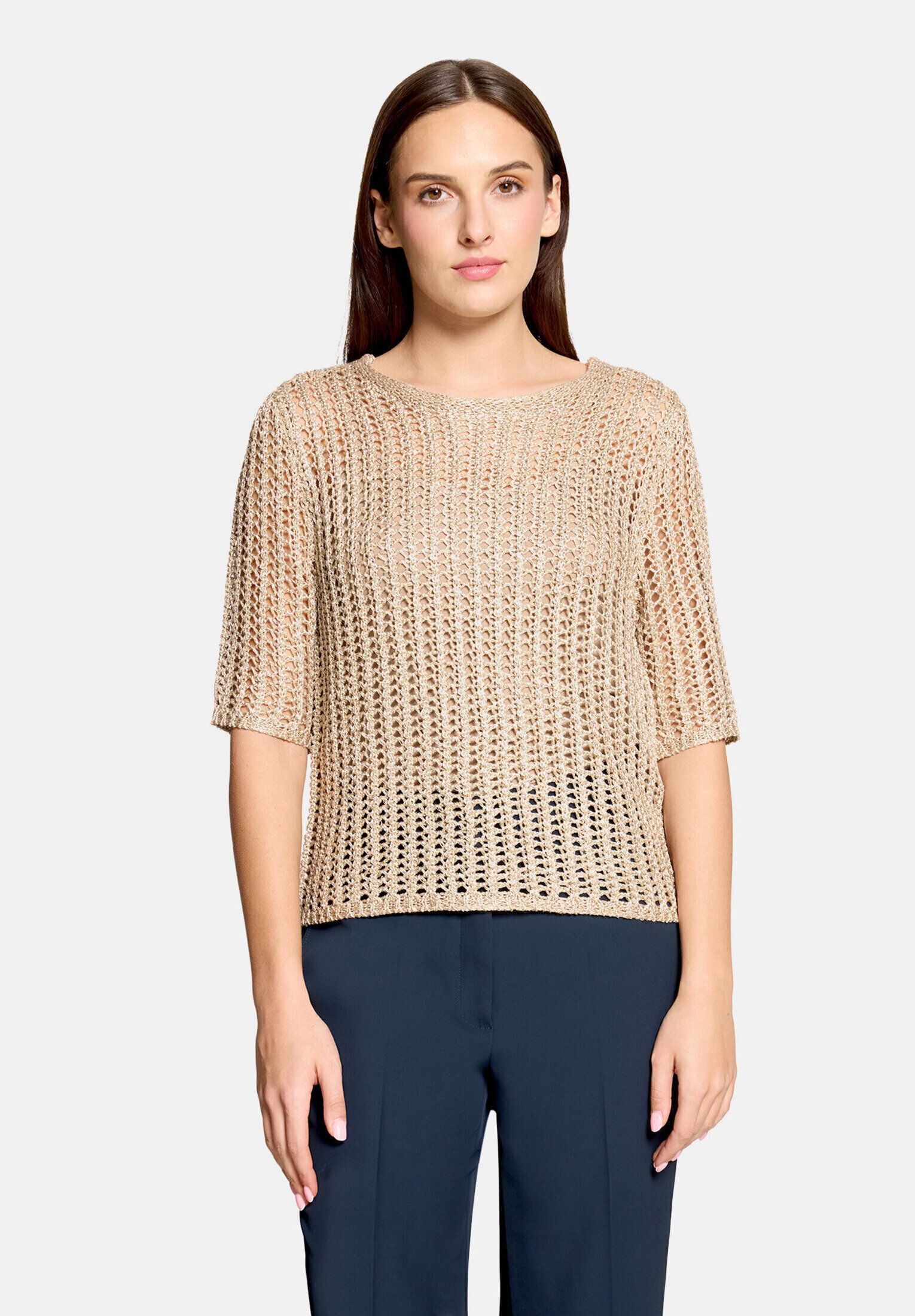 Pull-over en maille à motif ajouré, BETTY BARCLAY