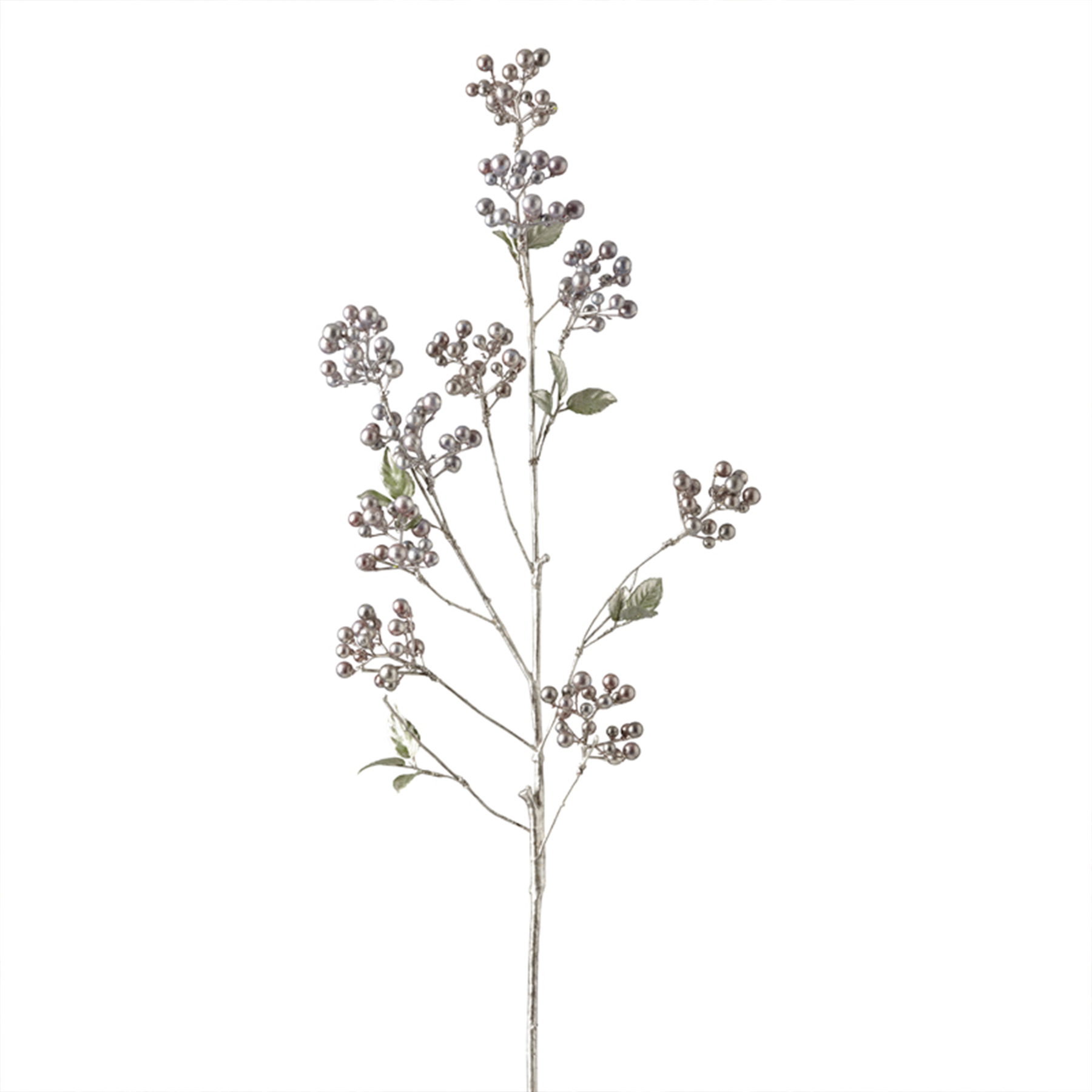 Branche de baies artificielles métalliques H99, SIA DECO
