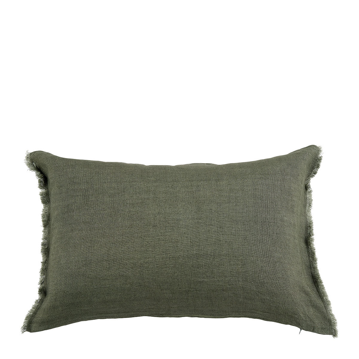 Housse de coussin en lin, BLANC D’IVOIRE