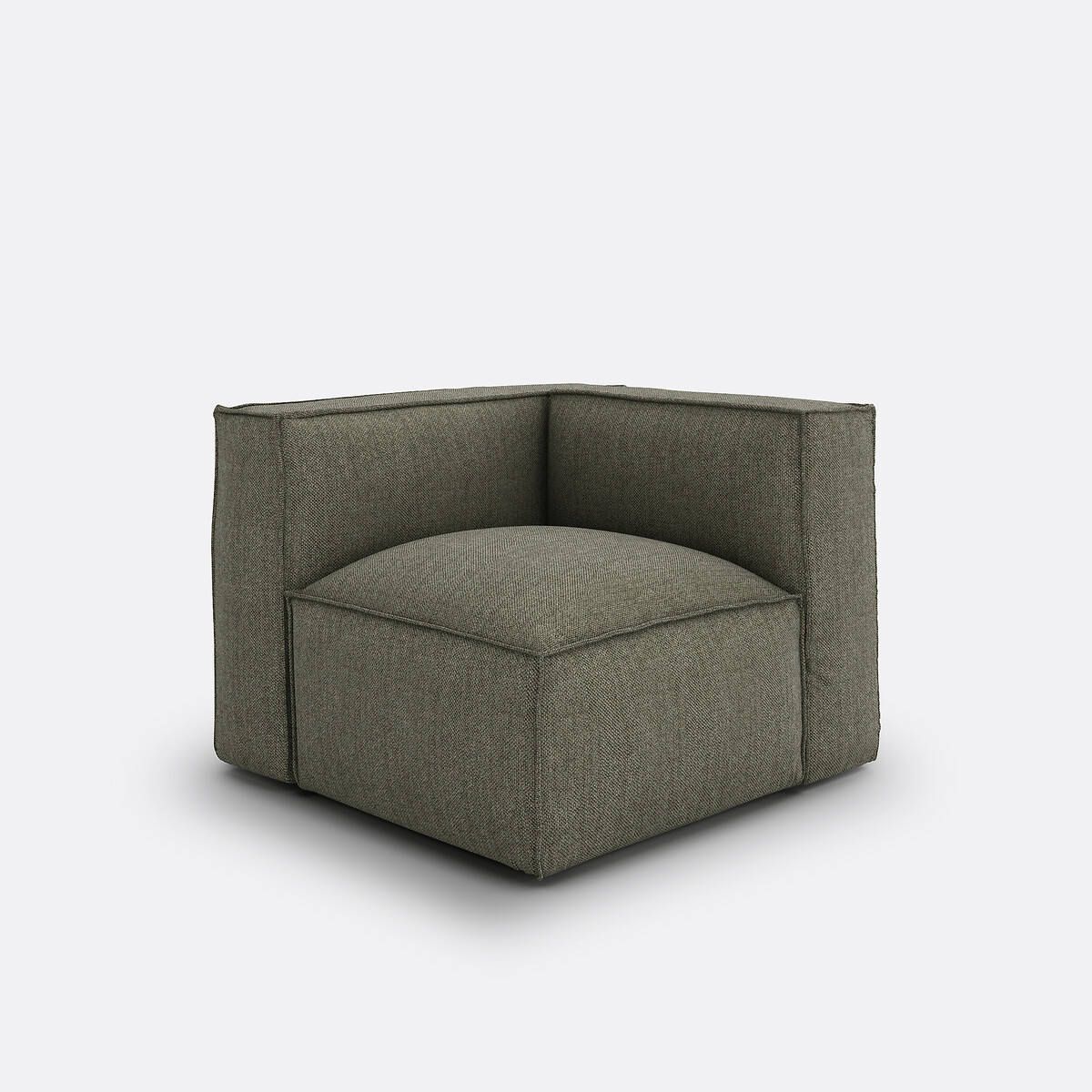 LA REDOUTE INTERIEURS Omvormbare hoekbank, getextureerde stof, Seven