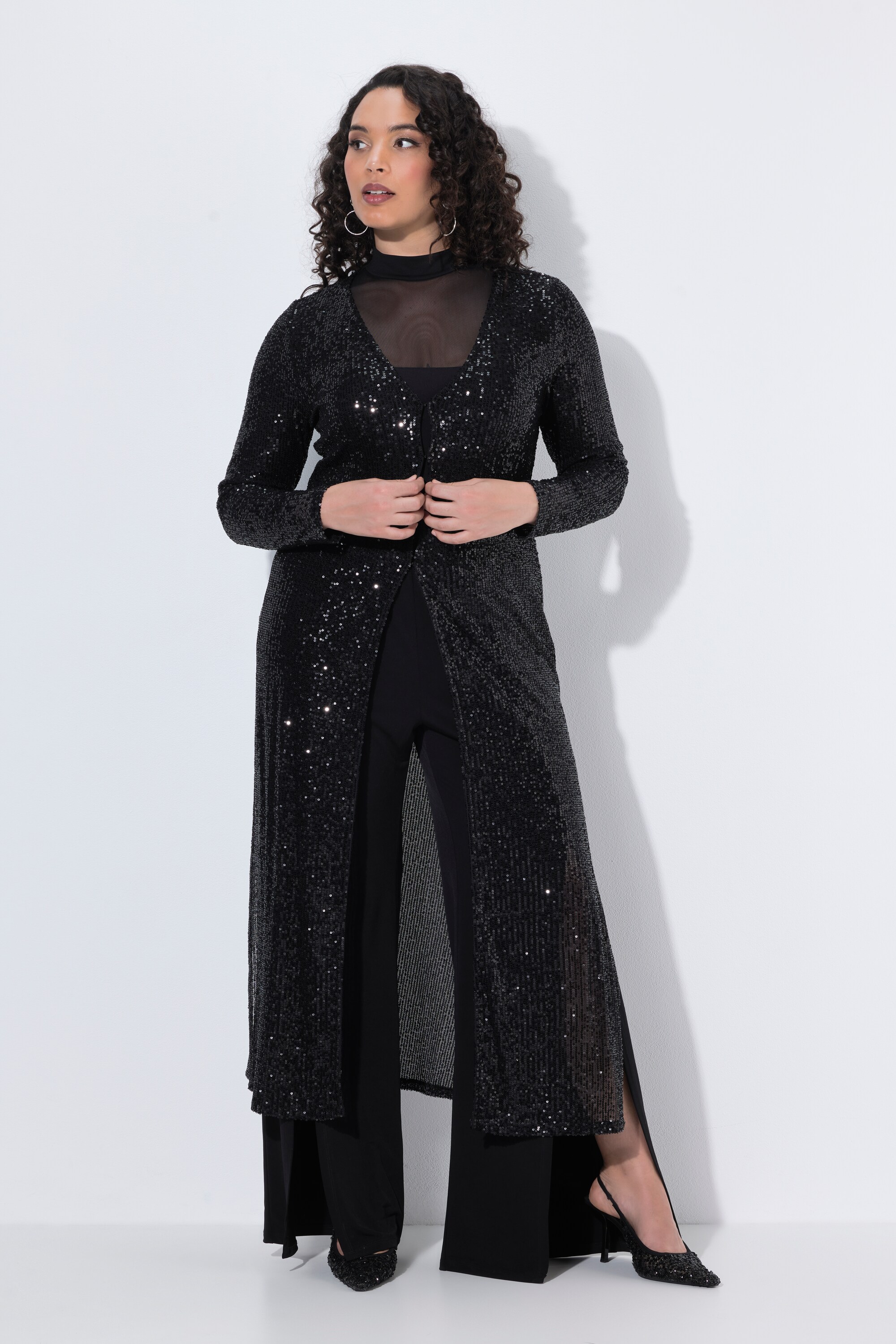 Veste longue à paillettes, ULLA POPKEN