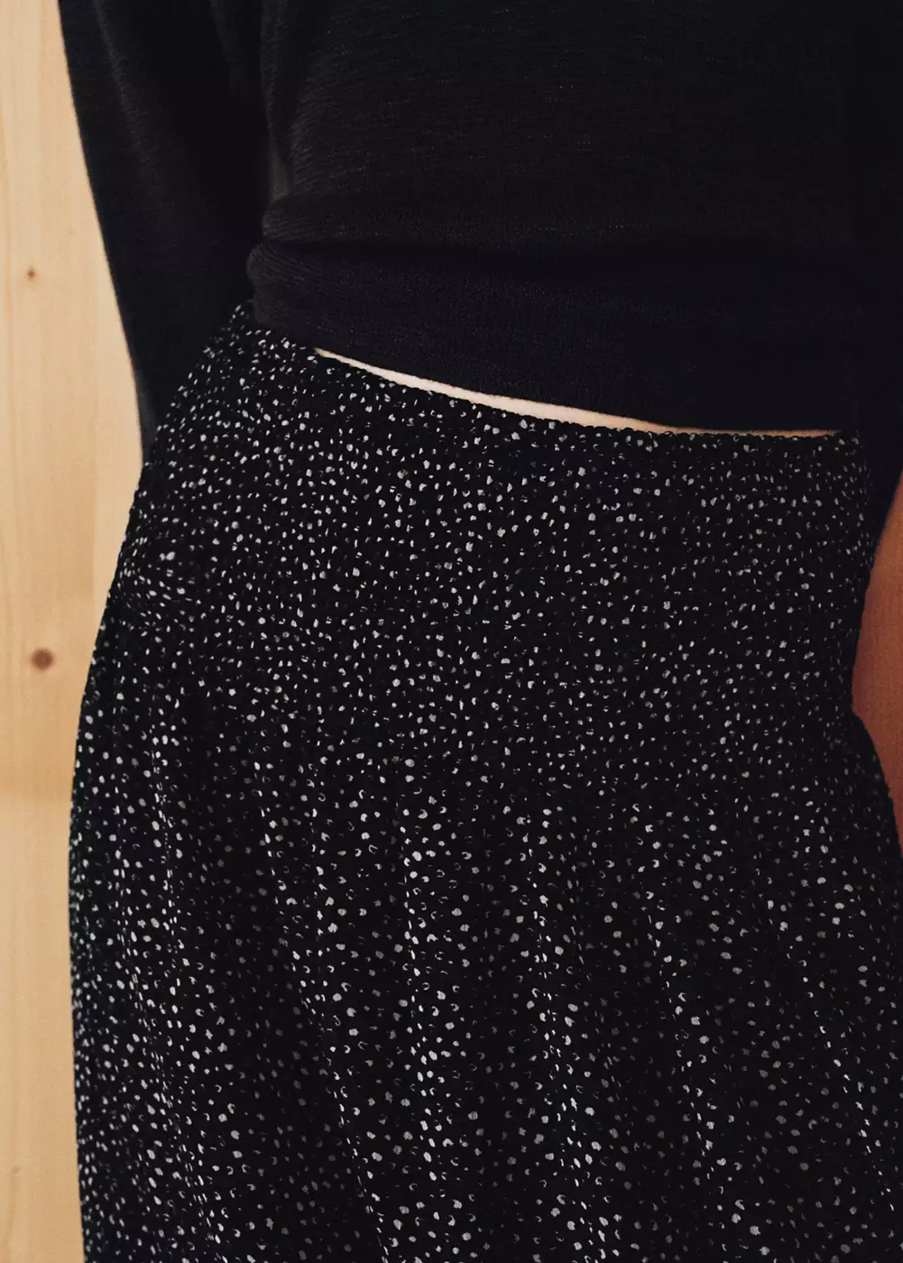 Jupe en mousseline imprimée, MANGO TEEN