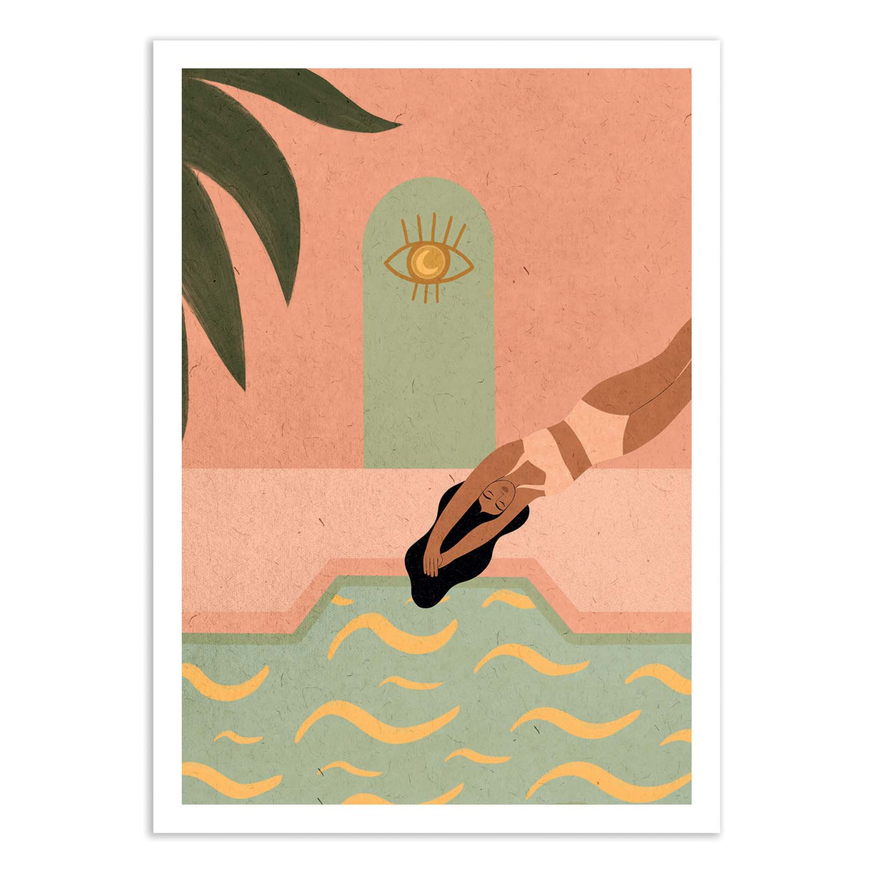 Affiche d'art - Wavy dreams - Lemon Fee, WALL EDITIONS