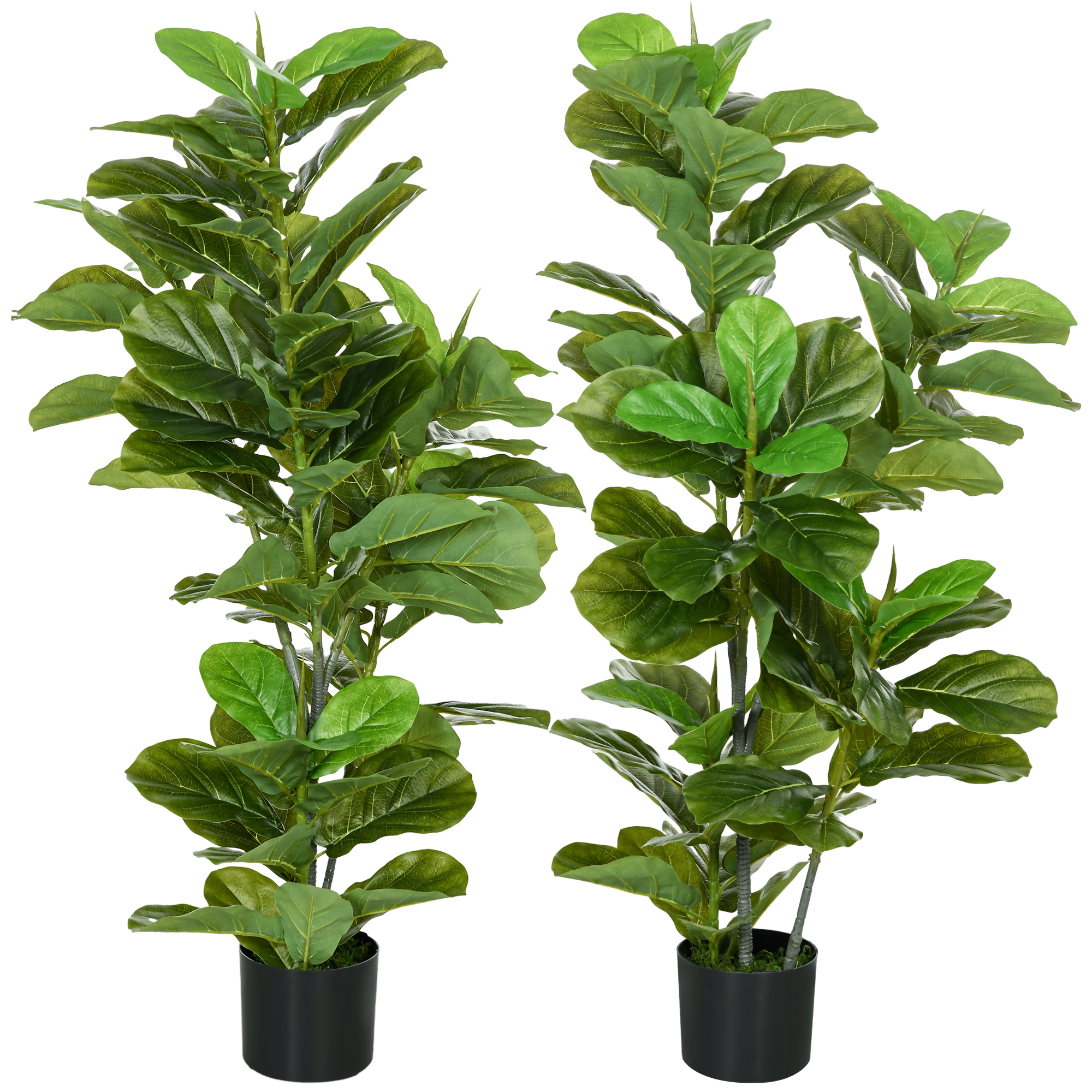 Plantes artificielles Plastique Vert, HOMCOM
