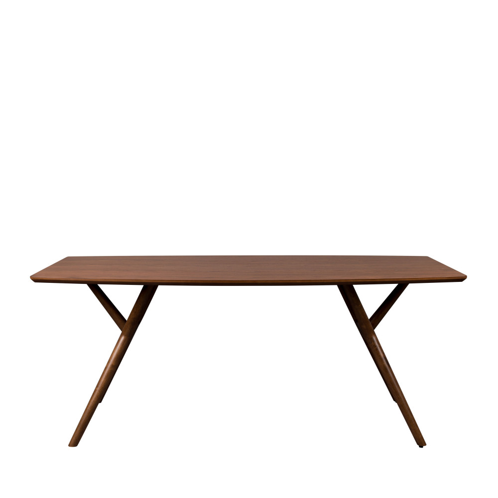 Table à manger en bois 180x90cm bois foncé - MALAYA, DUTCHBONE