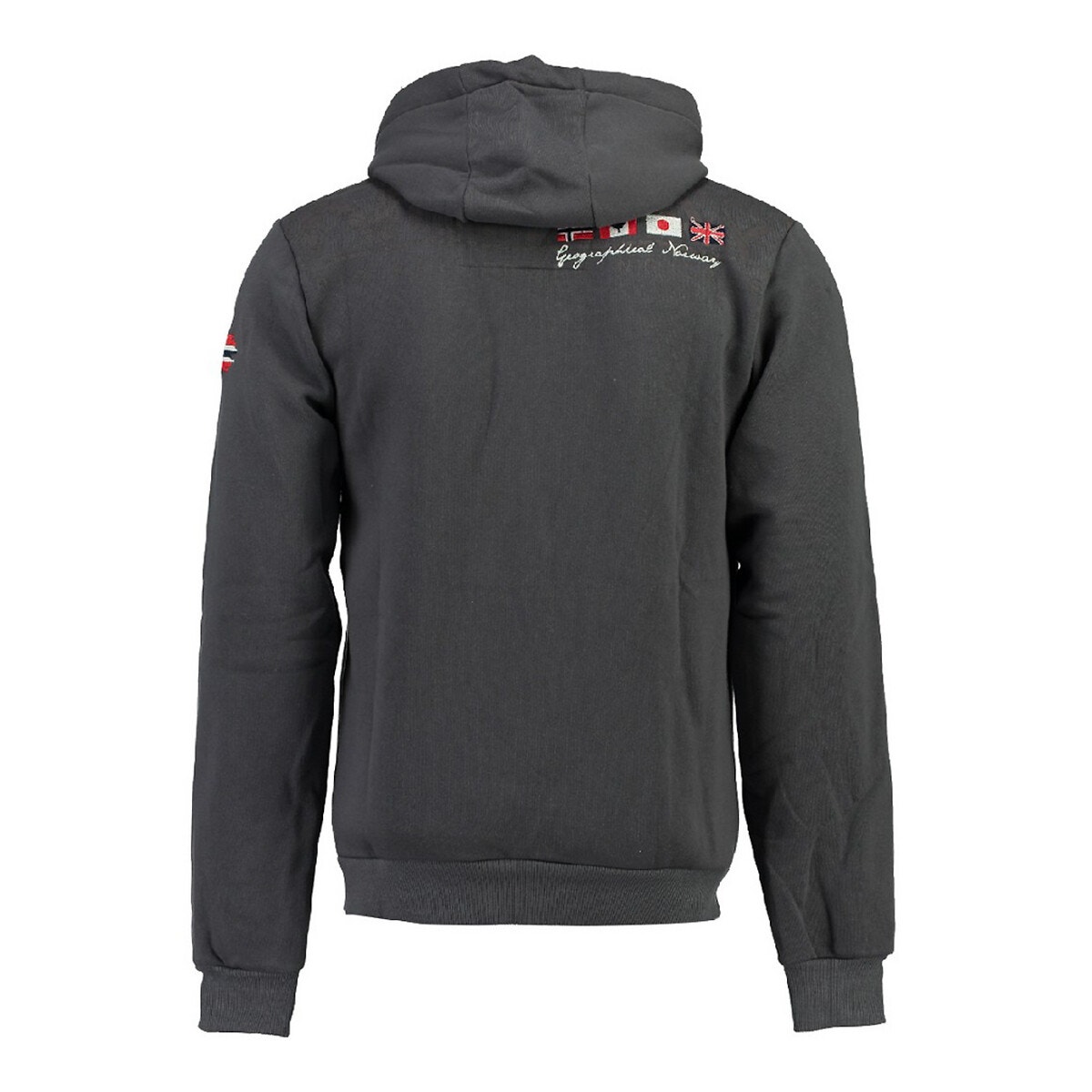 Sweat zipp capuche fespote gris fonc Geographical Norway La