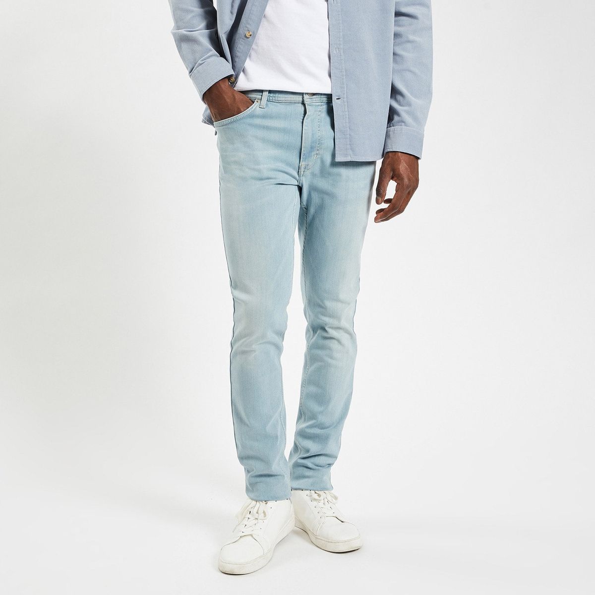 Jean slim urbanflex 3 longueurs bleu Jules La Redoute