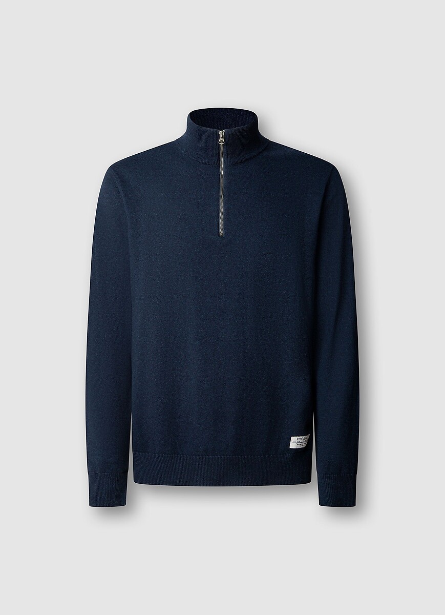 Sweat zippé col montant, PEPE JEANS