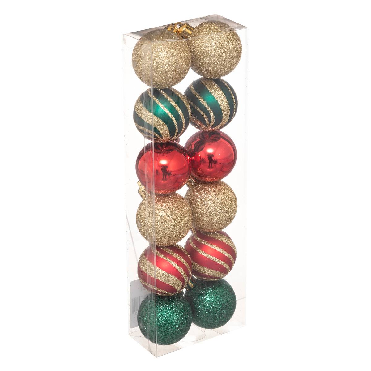 Boule De Noël 40mm X12 Delice, FEERIC LIGHTS & CHRISTMAS