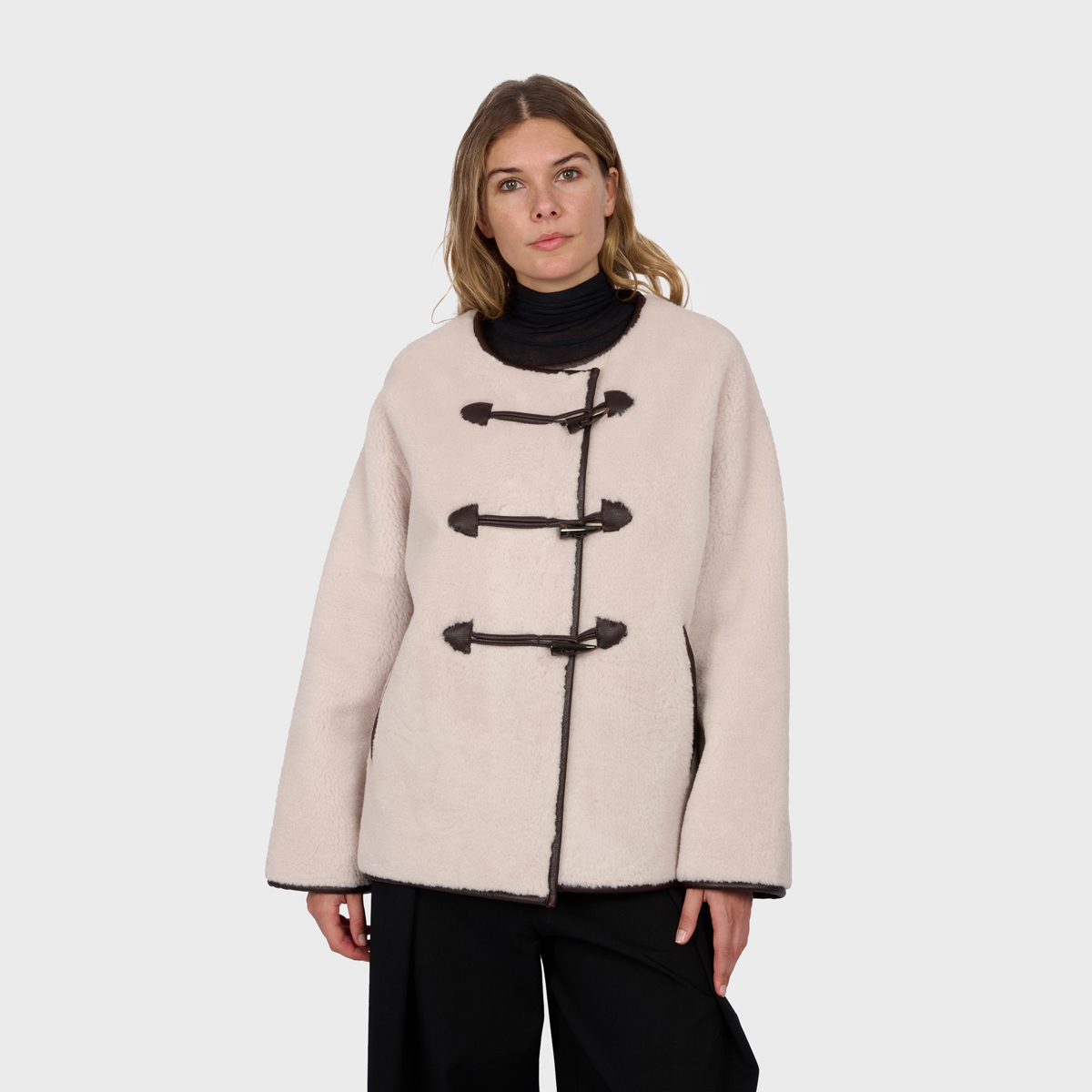 Veste à fermeture par brandebourgs HERMINE, OAKWOOD