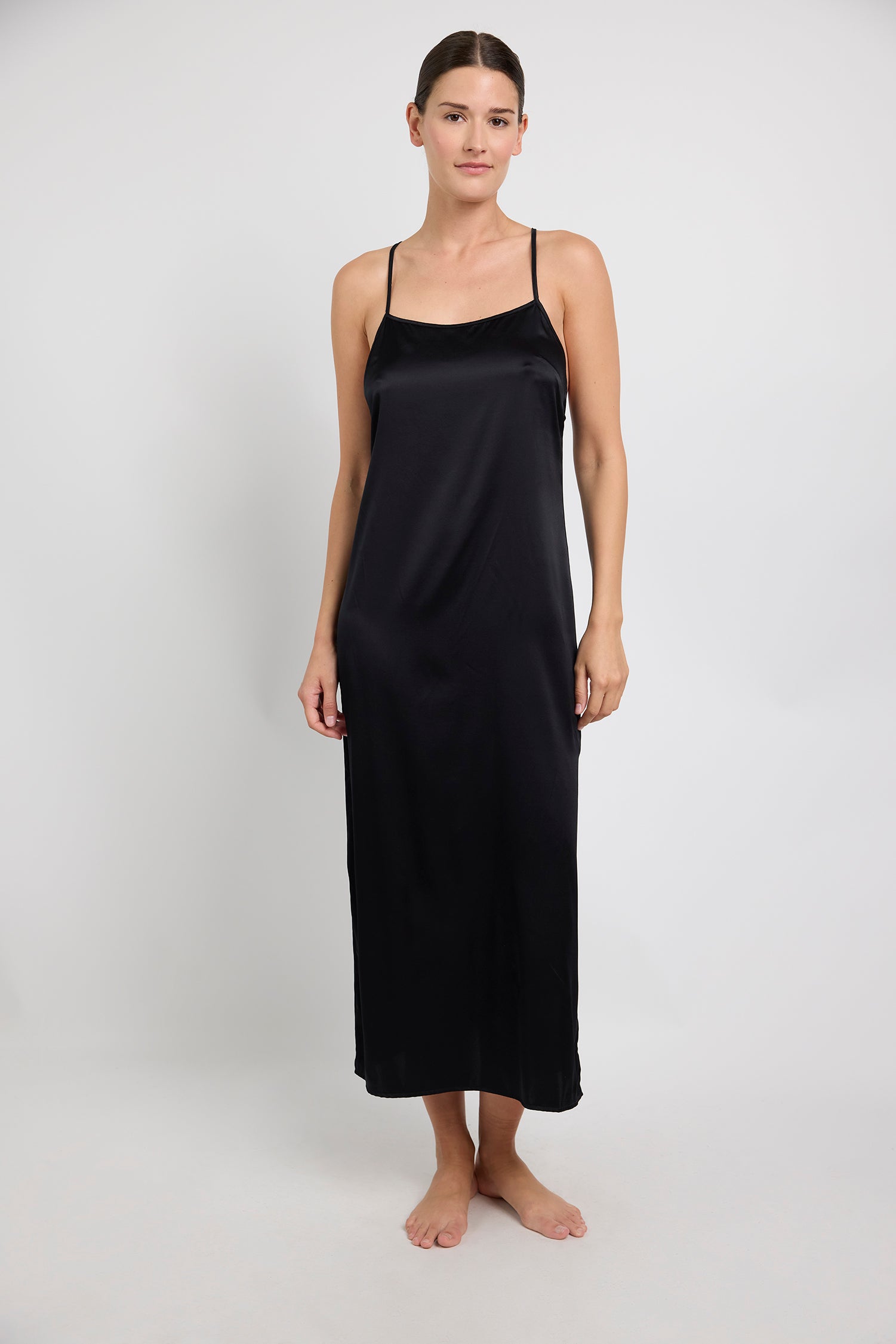 Nuisette longue en soie SILK'N MOON, MAISON LEJABY