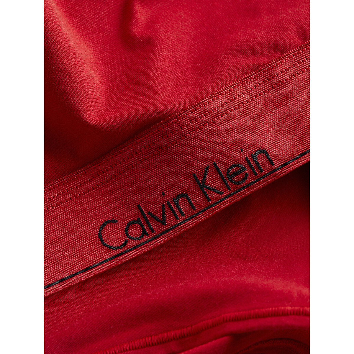 Calvin Klein Modern Cotton Holiday Bralette, Rouge, XS