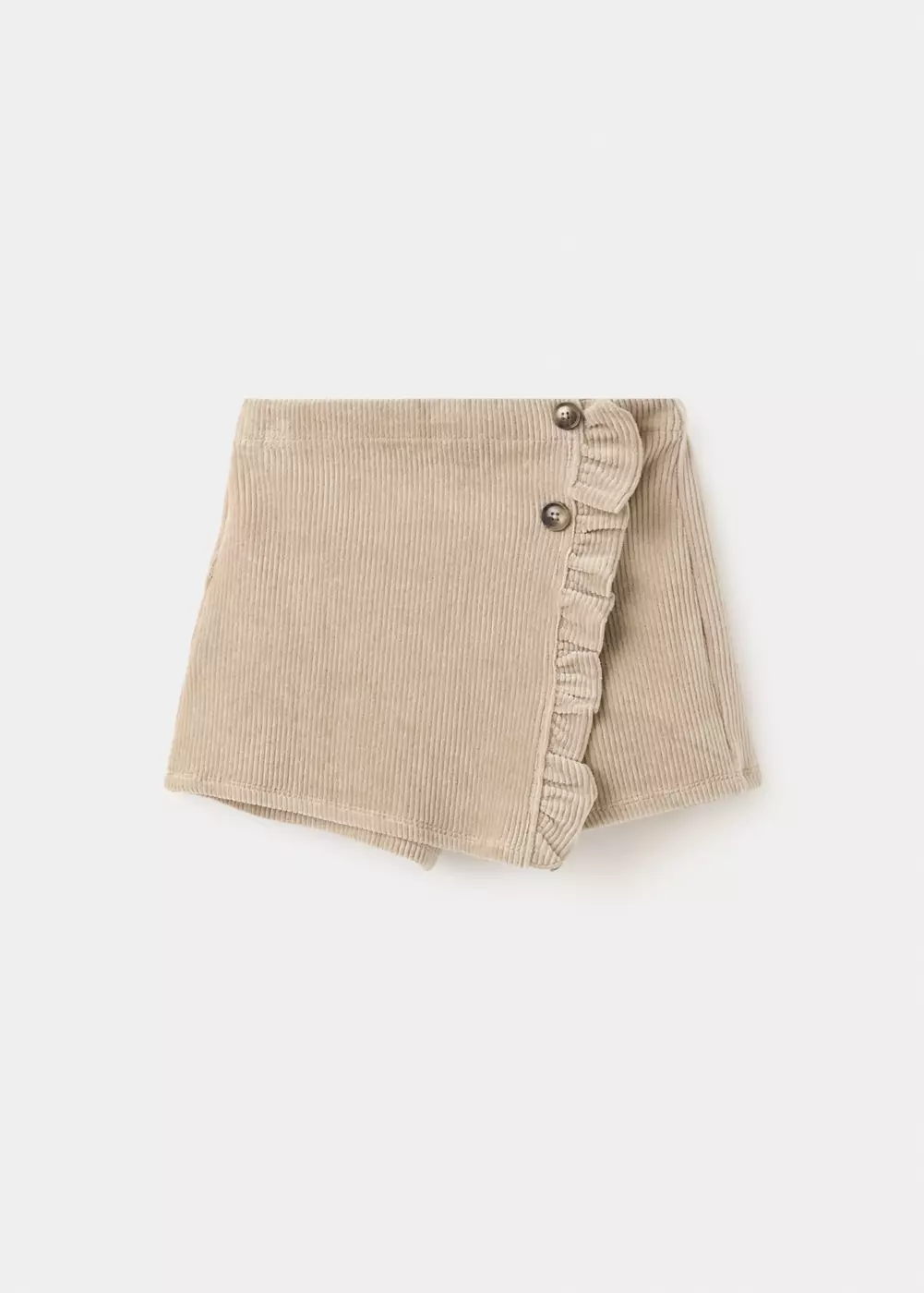 Jupe short velours côtelé, MANGO KIDS
