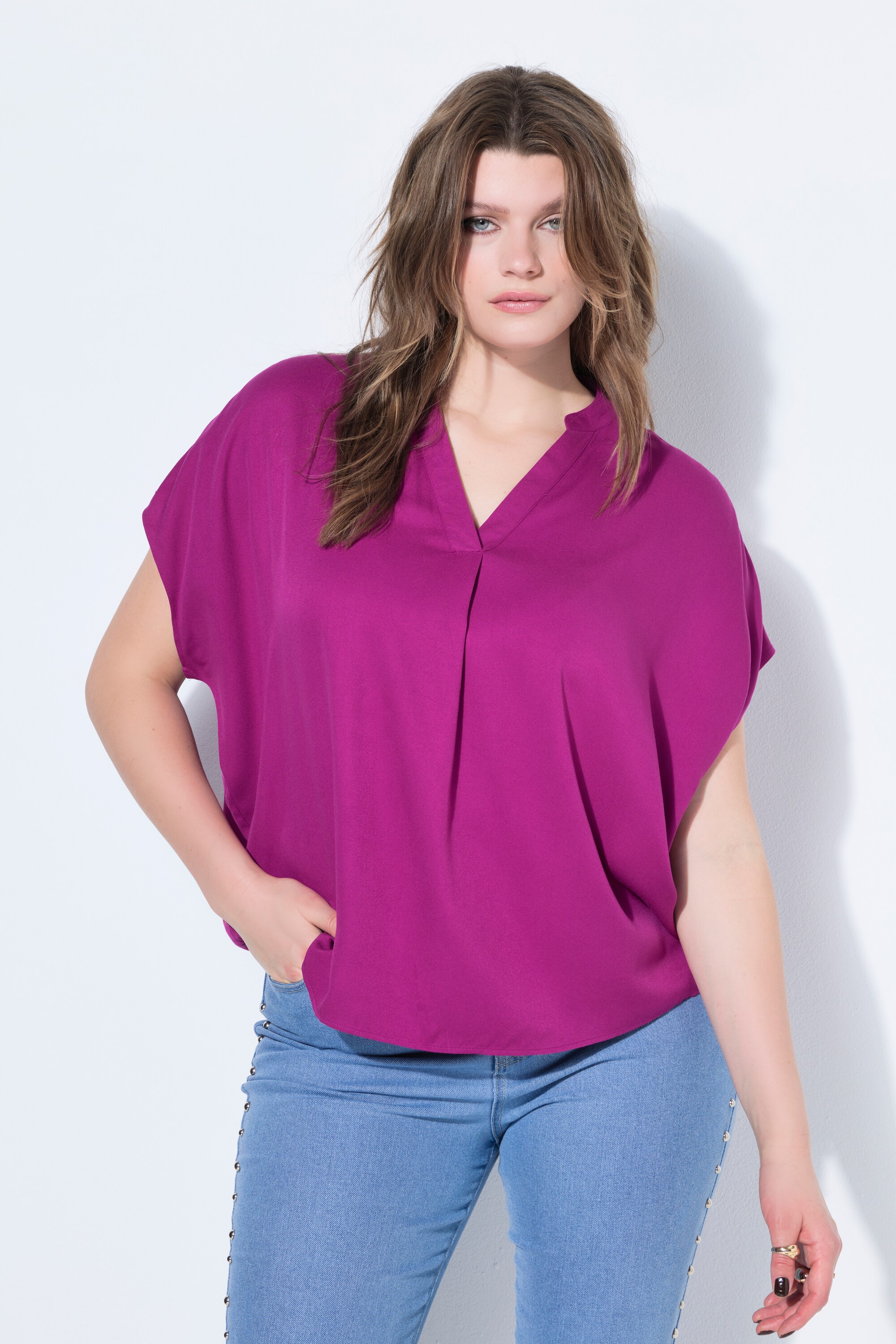 Blouse oversize, NOUVEAU ! Col montant, STUDIO UNTOLD