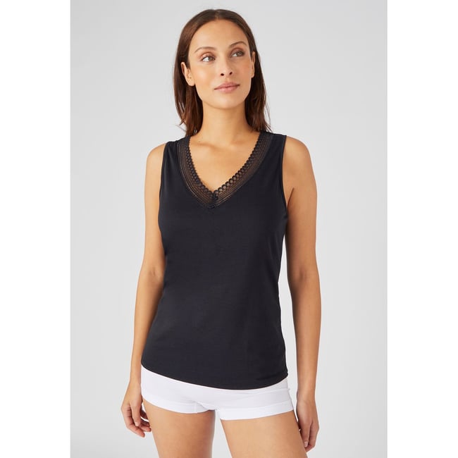 Caraco dentelle climatyl Damart | La Redoute Caraco dentelle climatyl Damart | La Redoute
