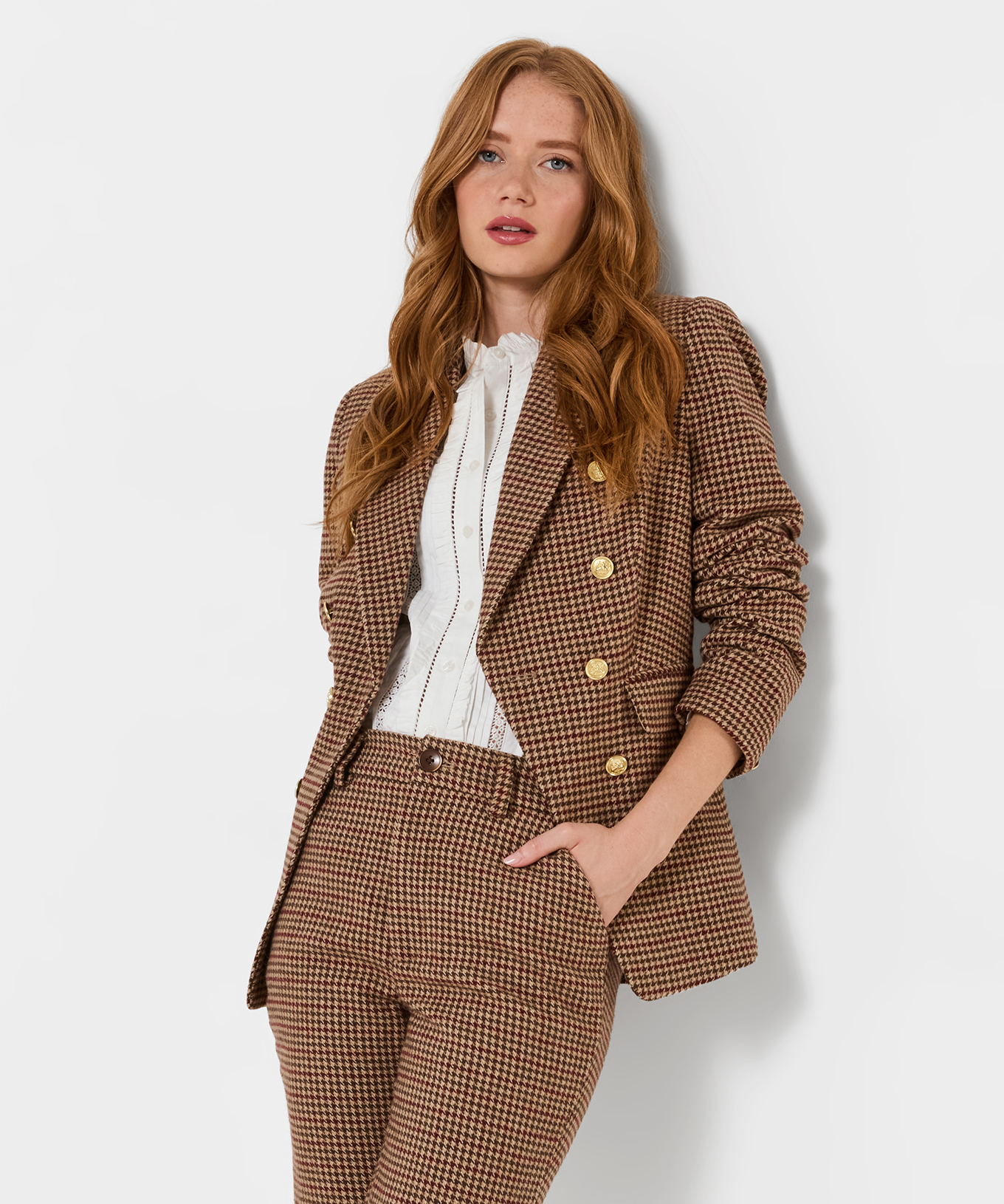 Veste à Carreaux Asymétrique Freya, JOE BROWNS