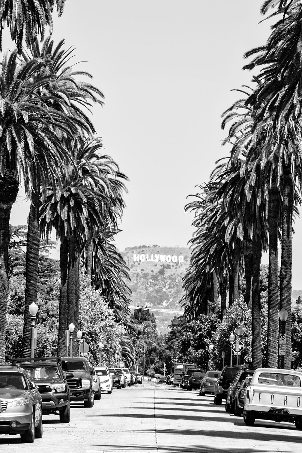 Tableau Photo Los Angeles Beachwood drive, HEXOA