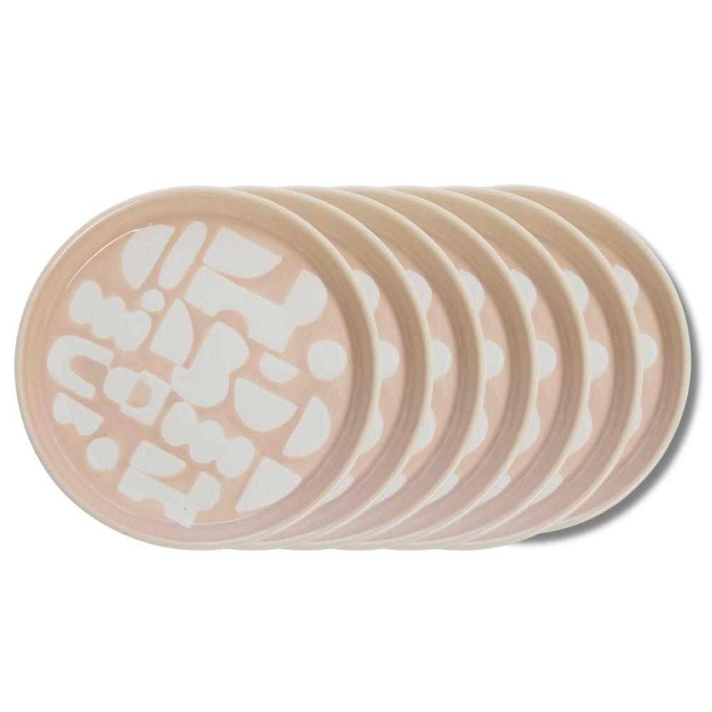 Assiette à dessert Ohana 20 cm (lot de 6), AMADEUS